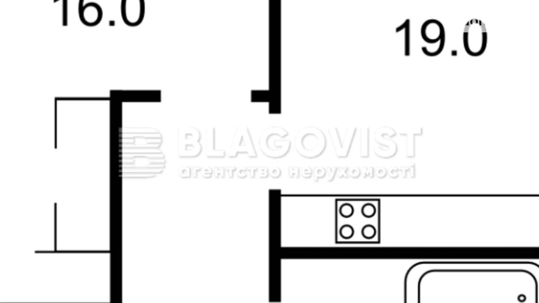 Продается 1-комнатная квартира 47 кв. м в Киеве, ул. Антоновича(Горького), 44