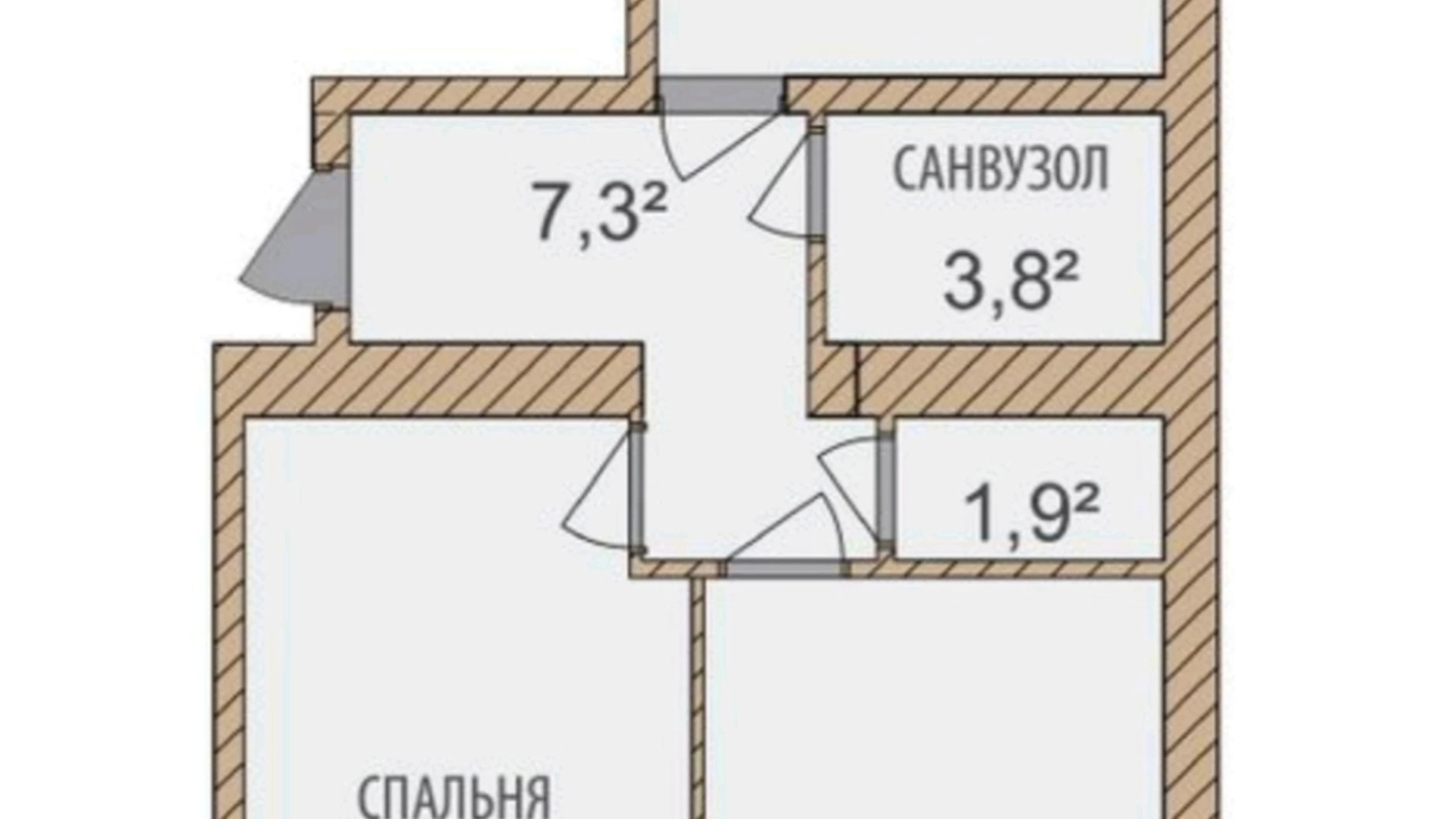 Продається 2-кімнатна квартира 73 кв. м у Хмельницькому, вул. Озерна, 14/1