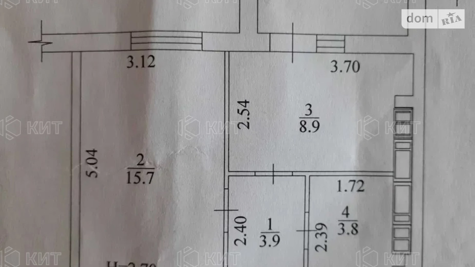 Продается 1-комнатная квартира 35 кв. м в Харькове, ул. Мира, 21