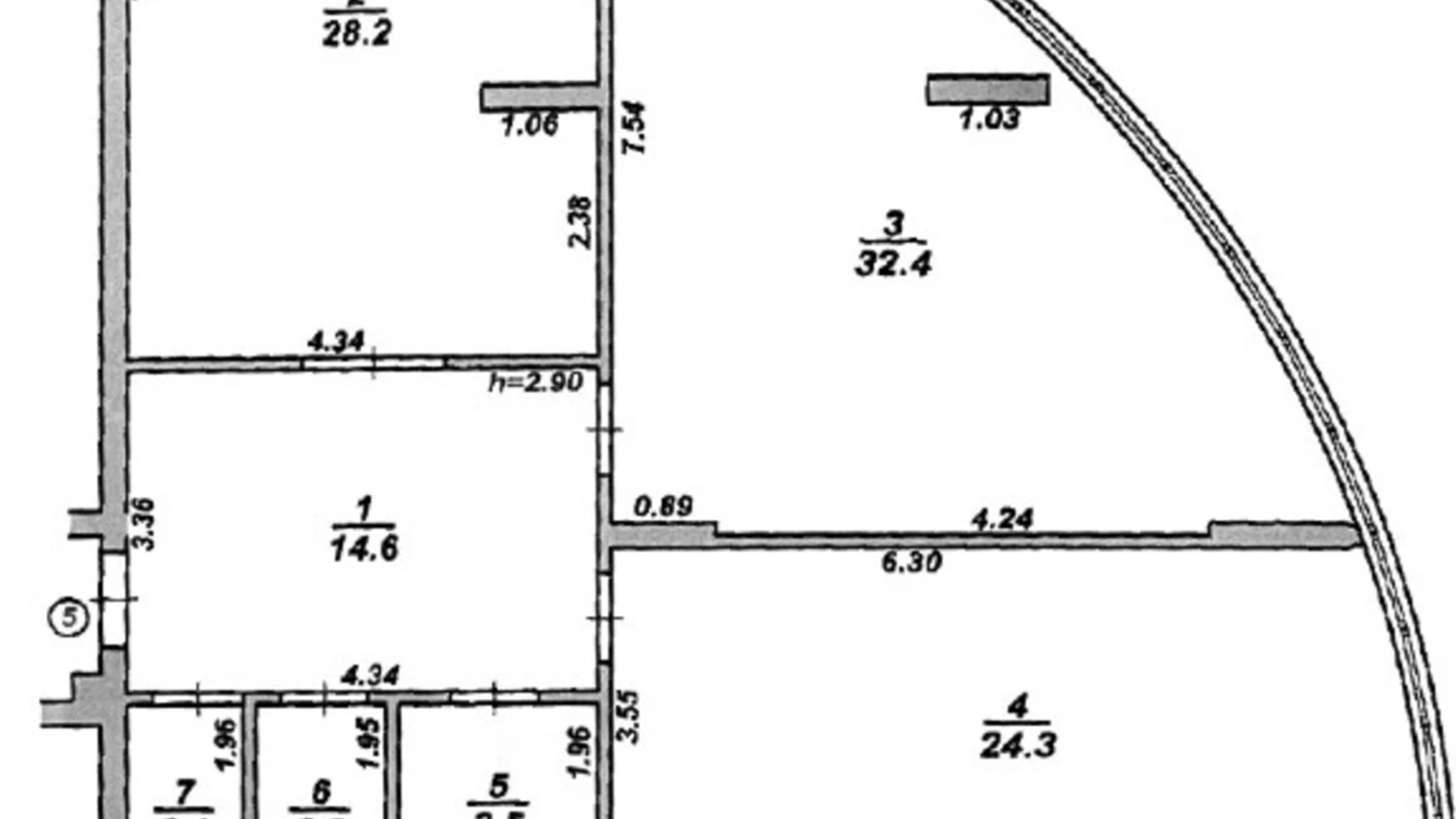 Продается 4-комнатная квартира 173 кв. м в Хмельницком, ул. Старогородская, 1/1 - фото 3