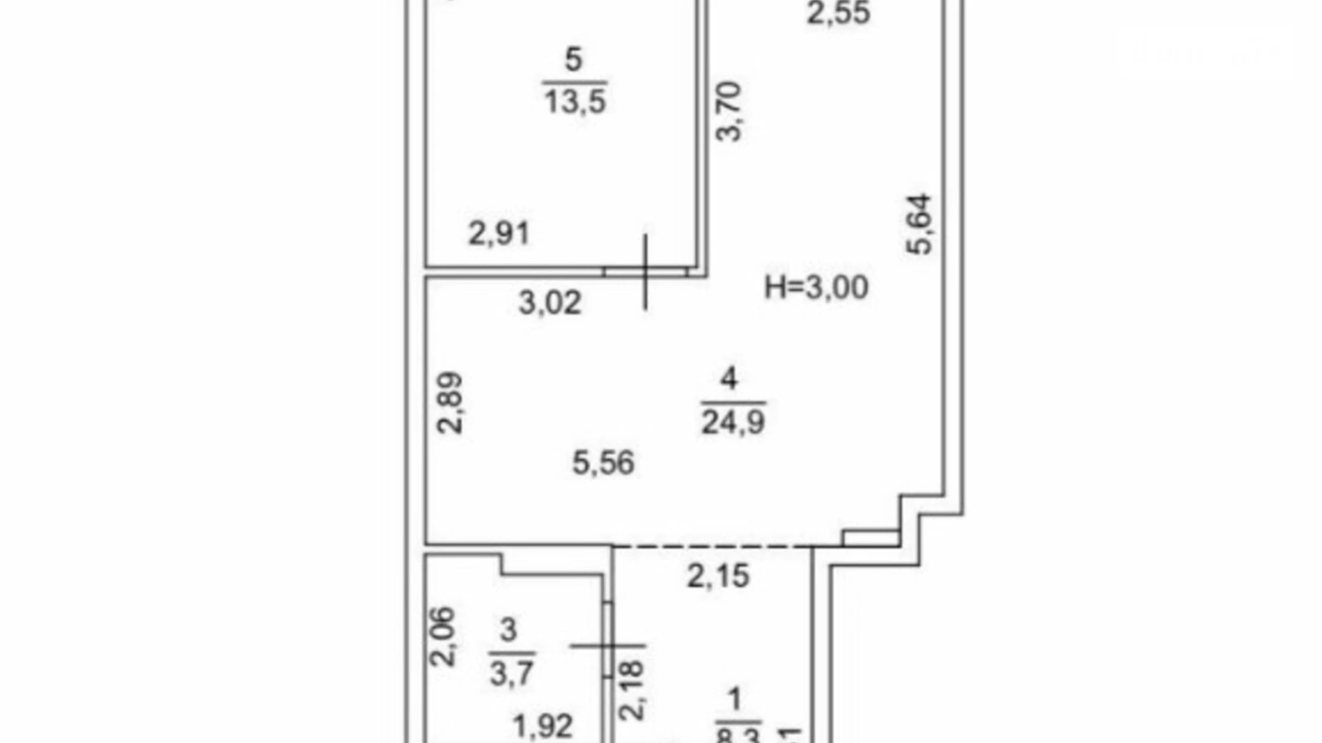 Продается 1-комнатная квартира 57.3 кв. м в Одессе, пер. Успенский, 11