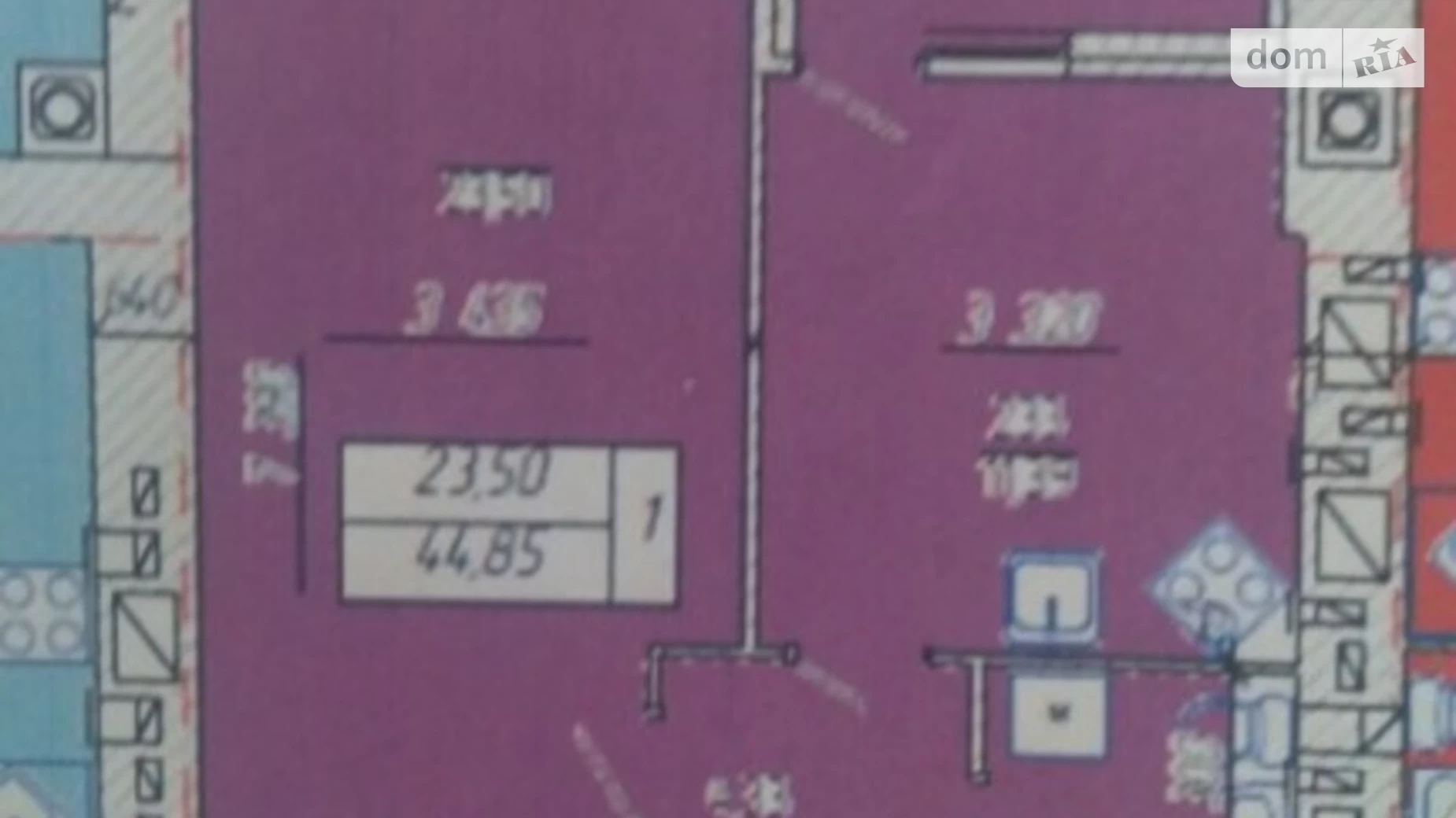 Продається 1-кімнатна квартира 45 кв. м у Хмельницькому, вул. Лісогринівецька