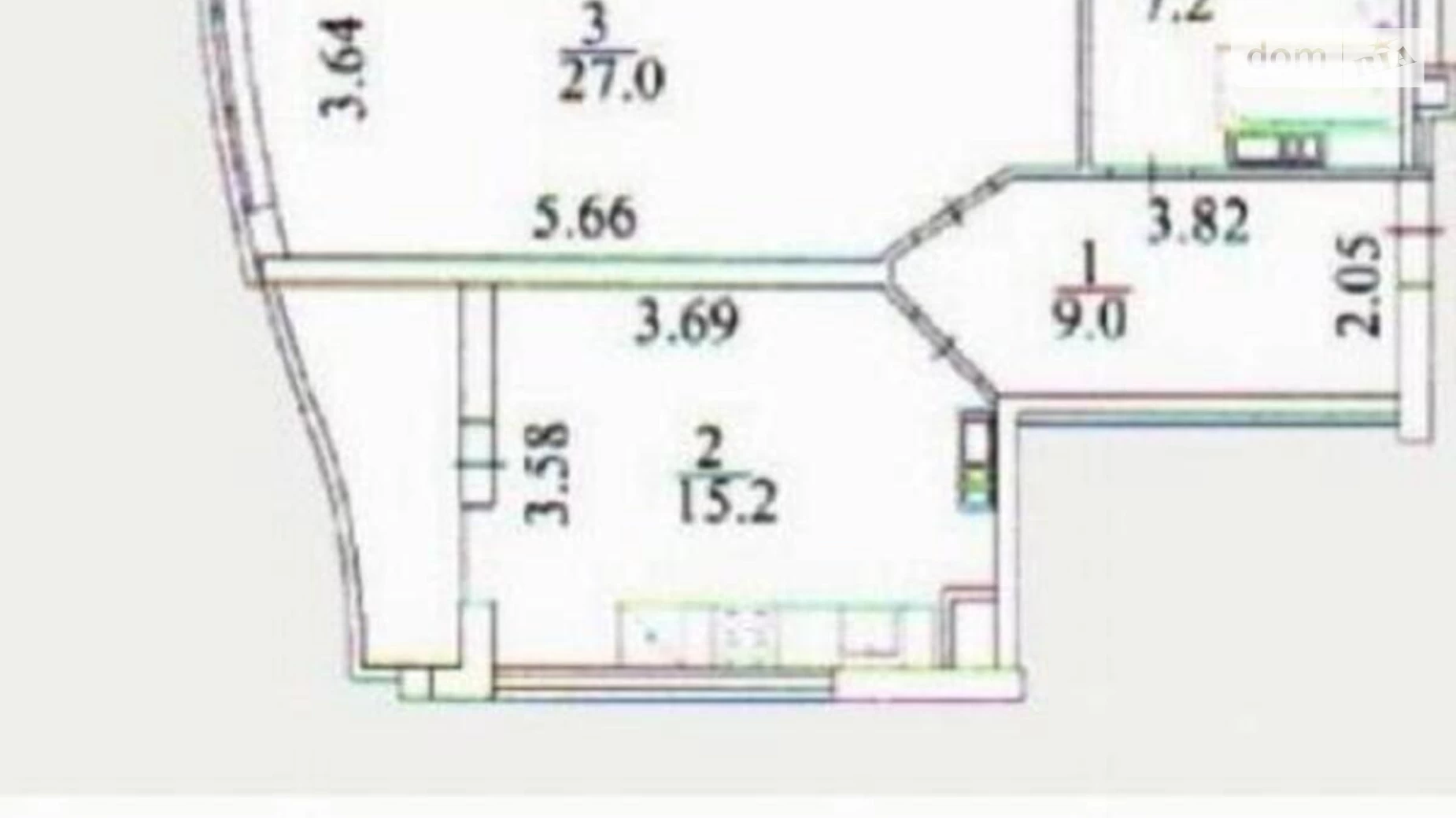 Продается 1-комнатная квартира 61 кв. м в Киеве, ул. Олевская, 9 - фото 5