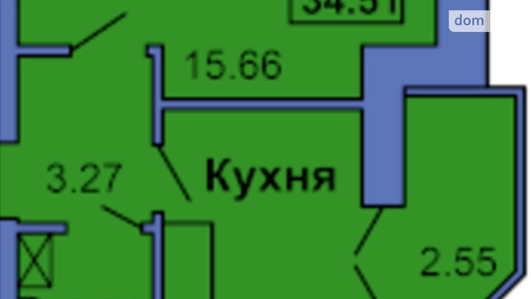 Продається 1-кімнатна квартира 35 кв. м у Полтаві, вул. Героїв України(Героїв Сталінграду), 6А