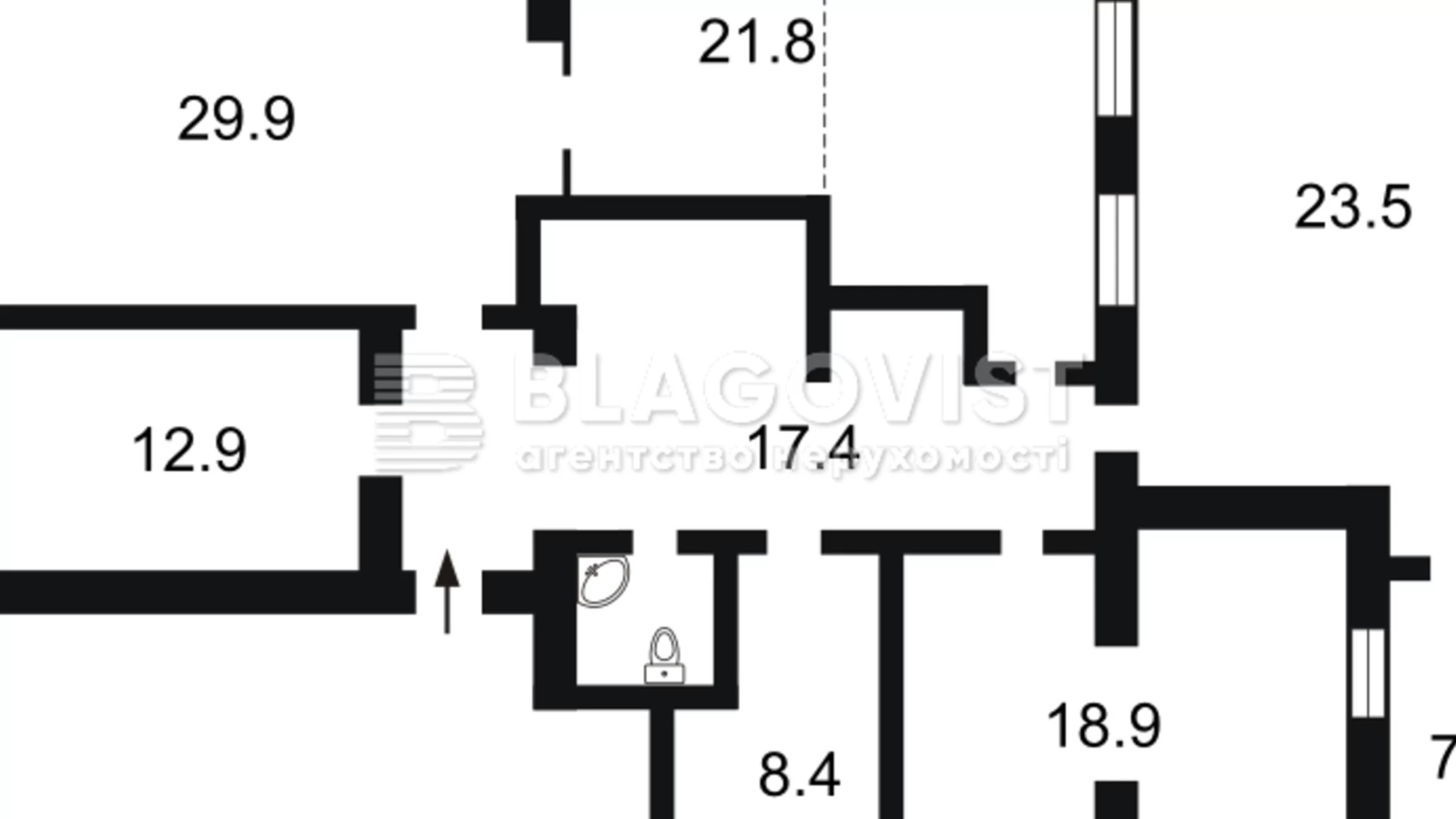 Продается 4-комнатная квартира 145.5 кв. м в Киеве, пер. Музейный, 2А - фото 3