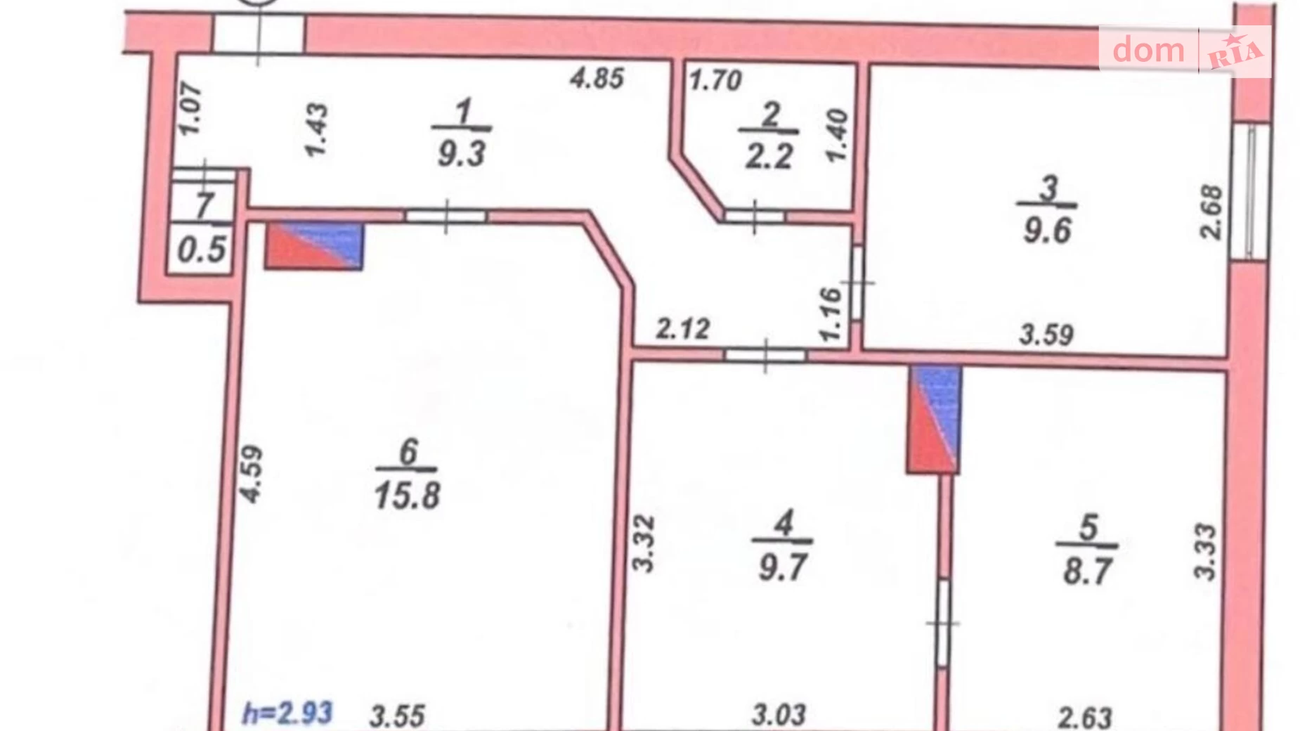 Продается 3-комнатная квартира 56 кв. м в Хмельницком, ул. Черновола Вячеслава - фото 2