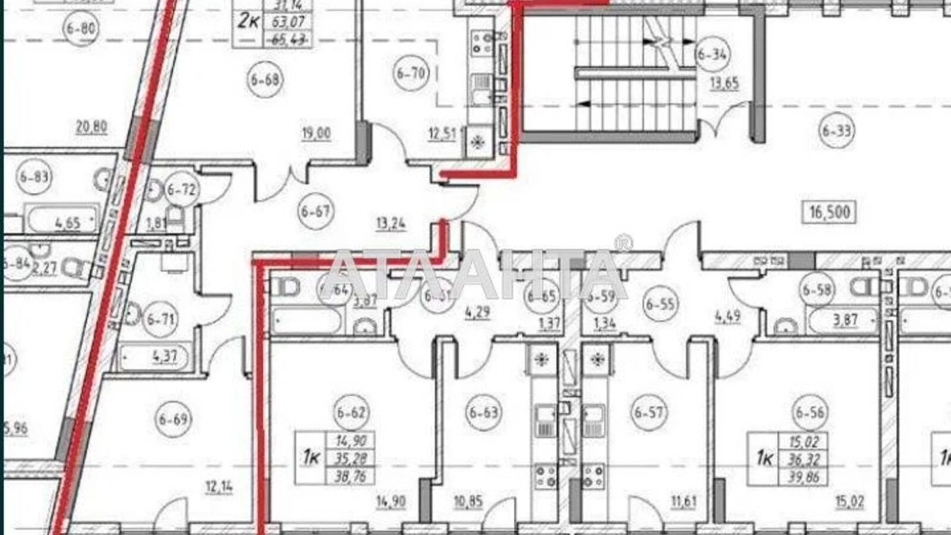 Продается 2-комнатная квартира 65.43 кв. м в Львове, ул. Шевченко Тараса - фото 2