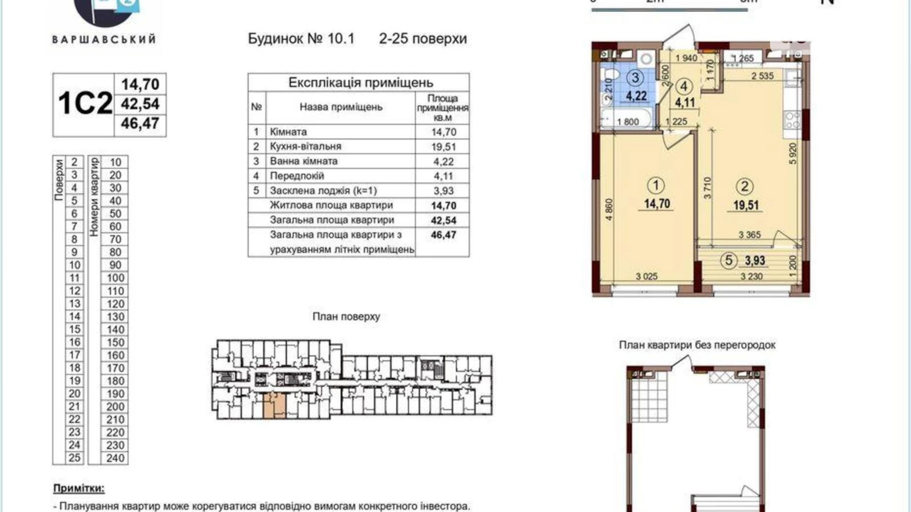 Продается 1-комнатная квартира 46 кв. м в Киеве, ул. Семьи Кристеров, 20