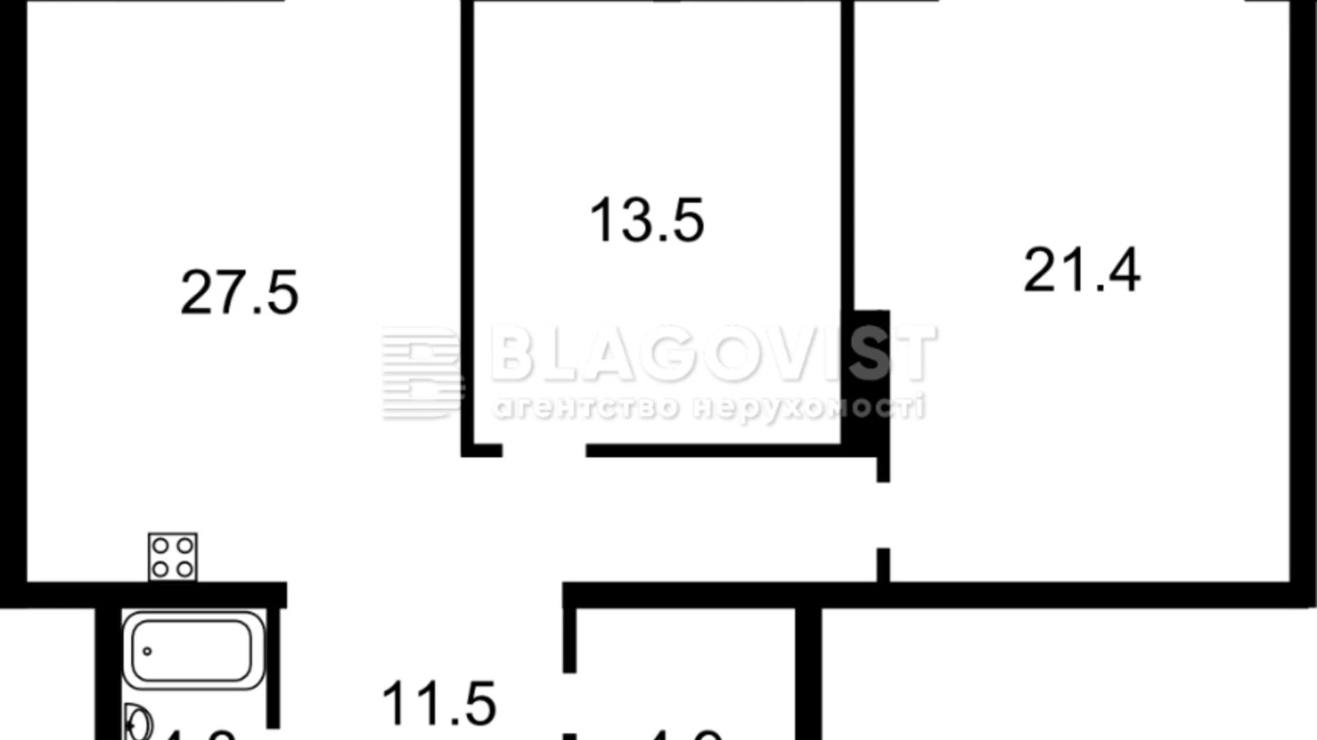 Продается 2-комнатная квартира 83 кв. м в Киеве, ул. Обсерваторная, 7 - фото 2