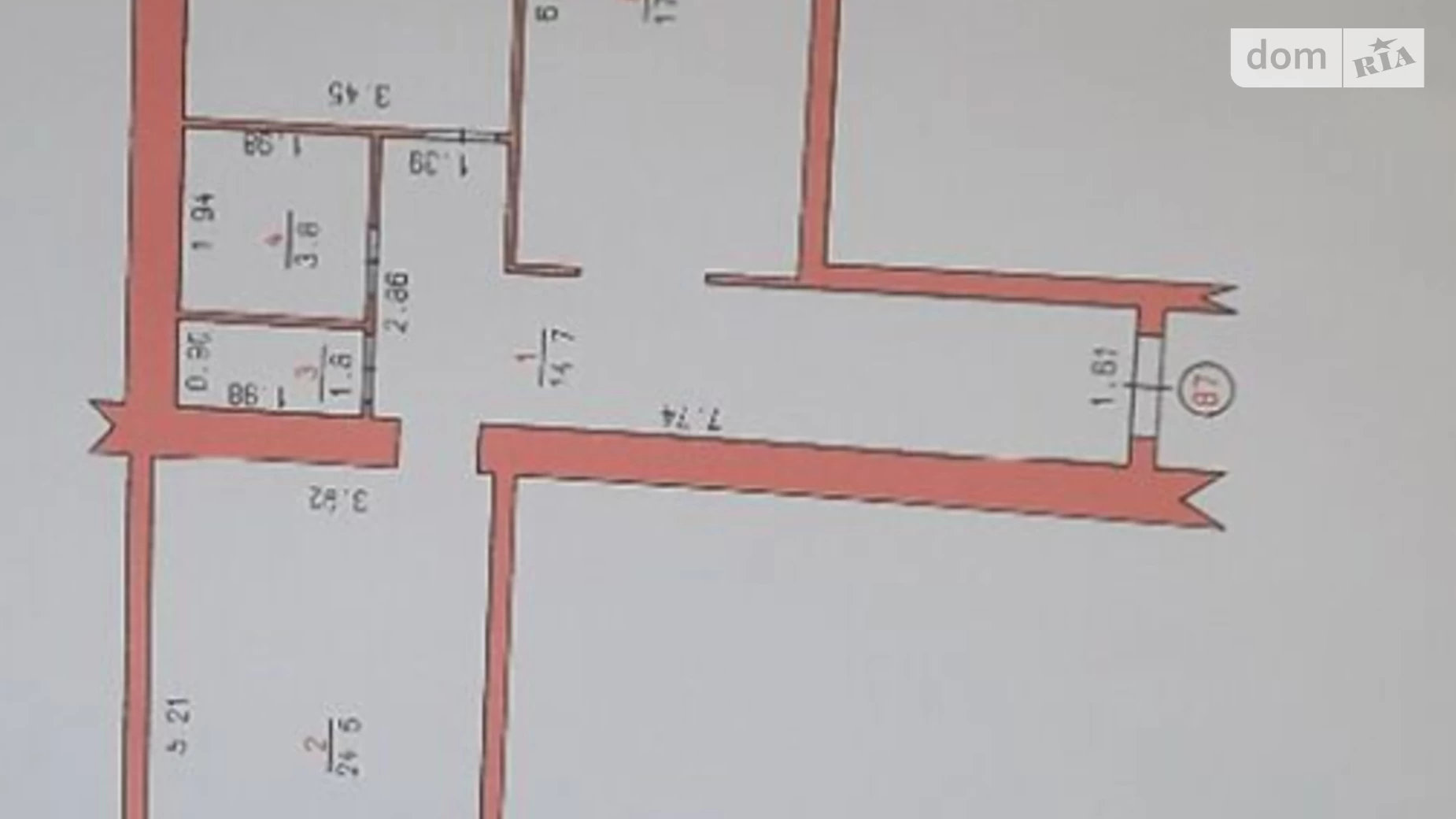 Продается 2-комнатная квартира 79 кв. м в Хмельницком, 1-й пер. Винницкий