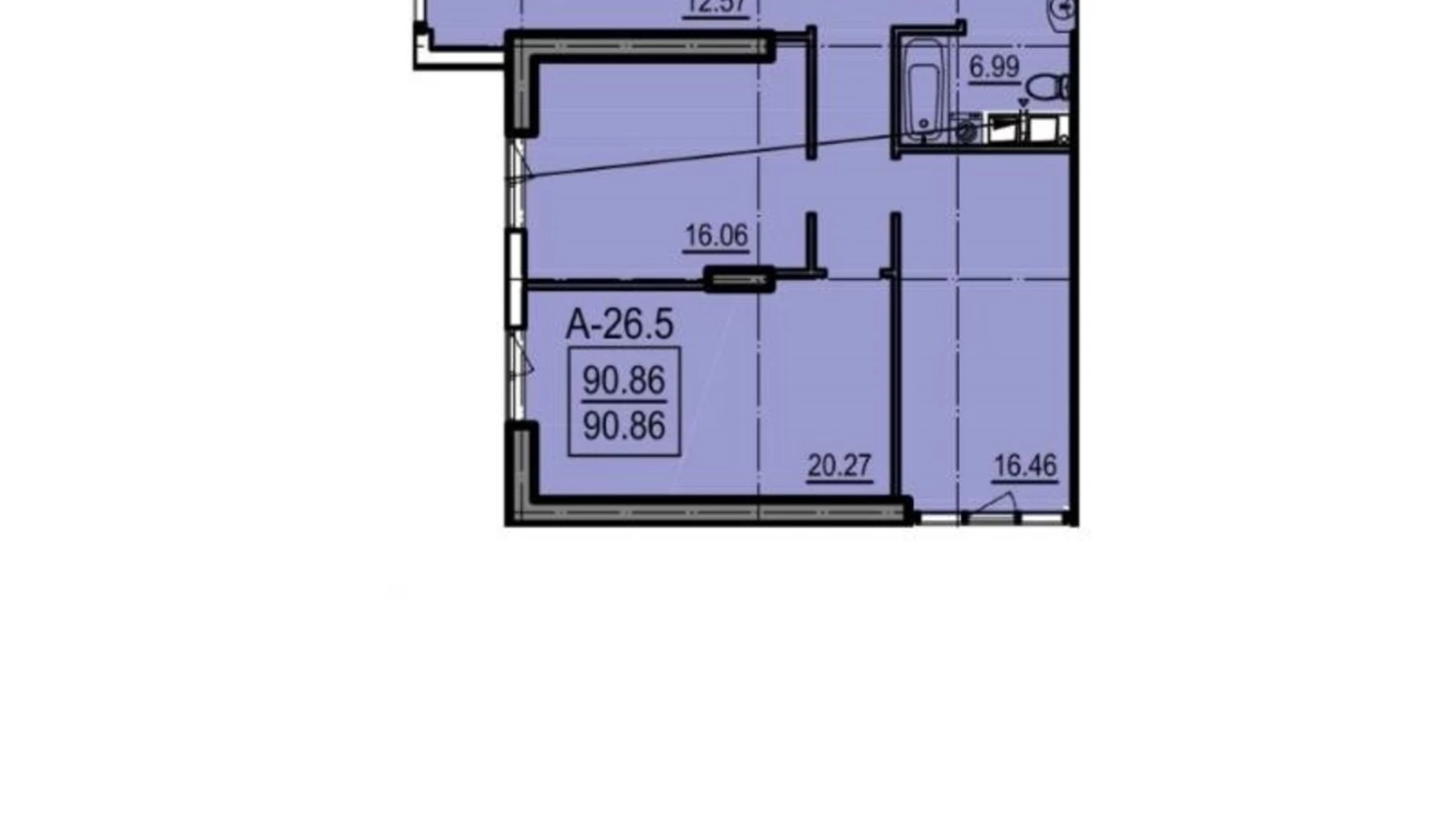 Продается 3-комнатная квартира 99 кв. м в Одессе, ул. Дача Ковалевского, 5