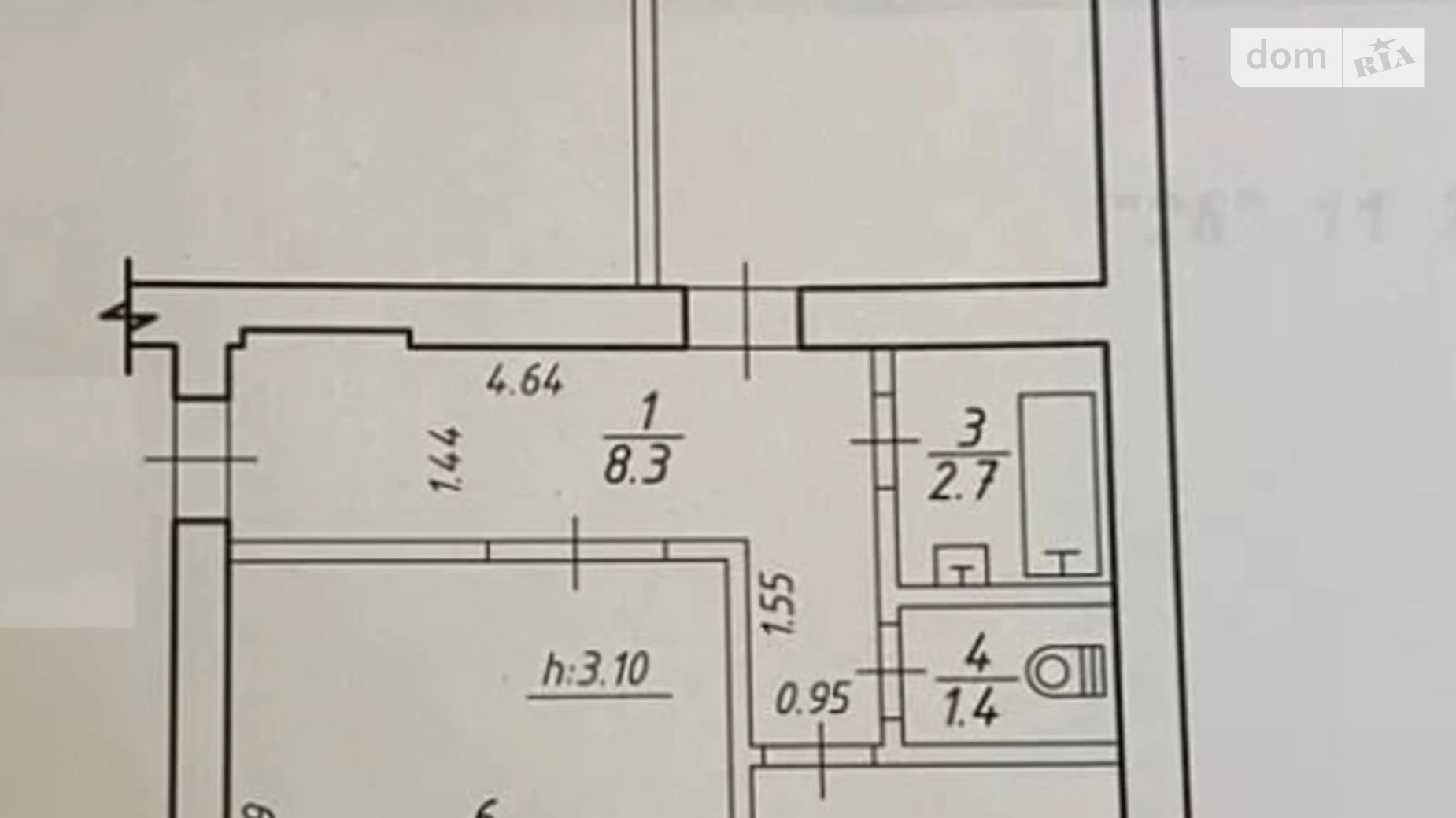 Продається 2-кімнатна квартира 51 кв. м у Сумах, вул. Олеся Олександра