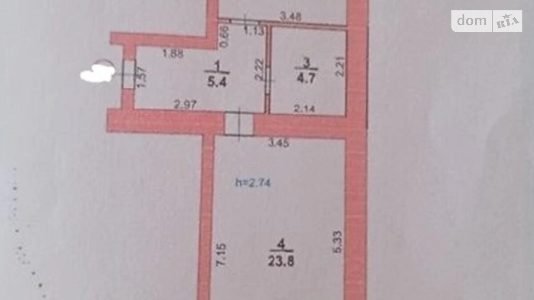 Продається 1-кімнатна квартира 52 кв. м у Хмельницькому, вул. Лісогринівецька - фото 3