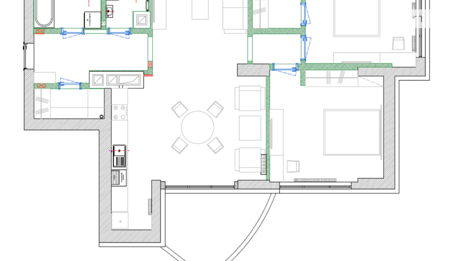 Здається в оренду 2-кімнатна квартира 98.9 кв. м у Києві, вул. Глибочицька, 32А - фото 5
