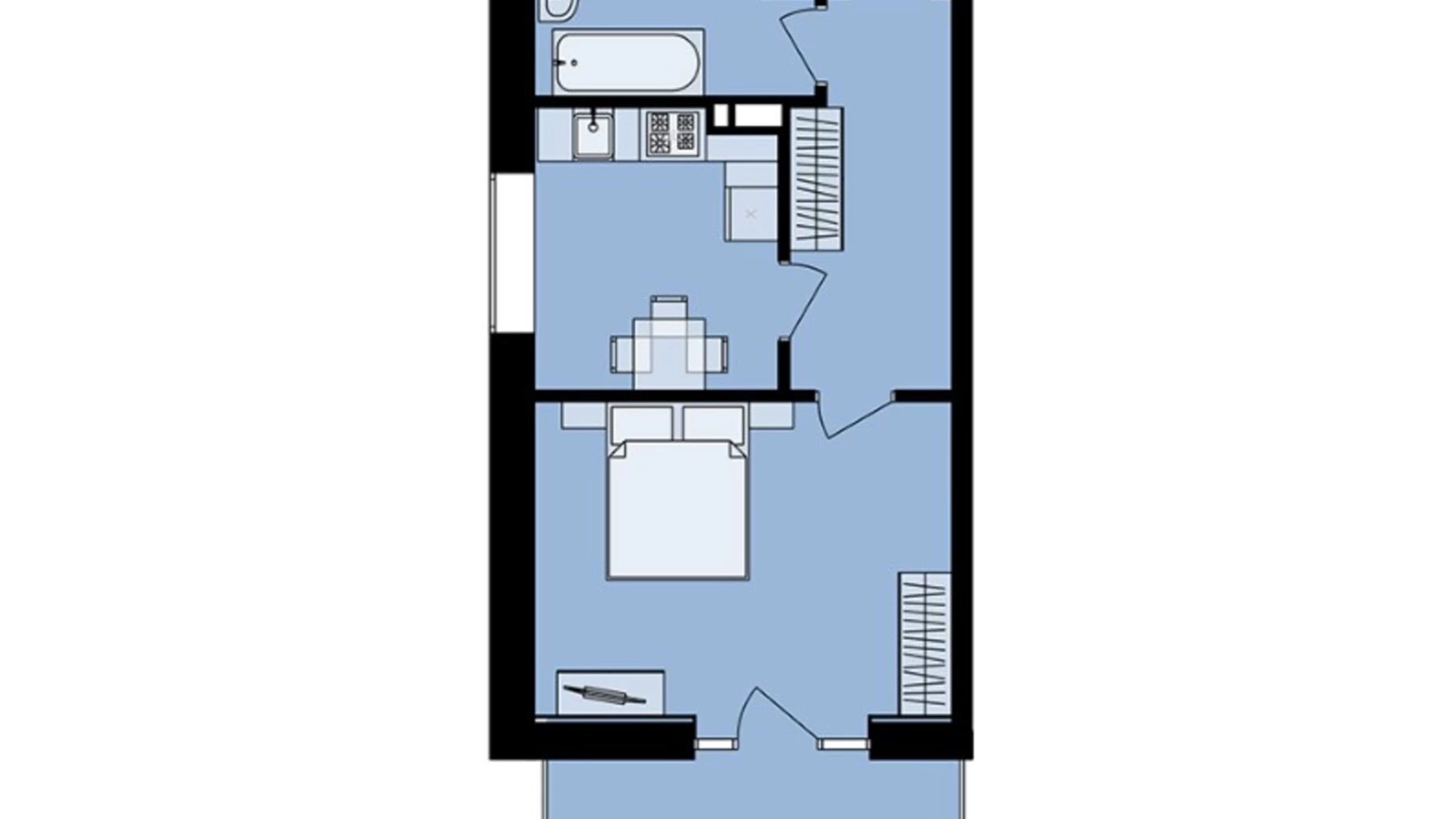 Продается 1-комнатная квартира 41 кв. м в Харькове, ул. Серповая, 4 - фото 2