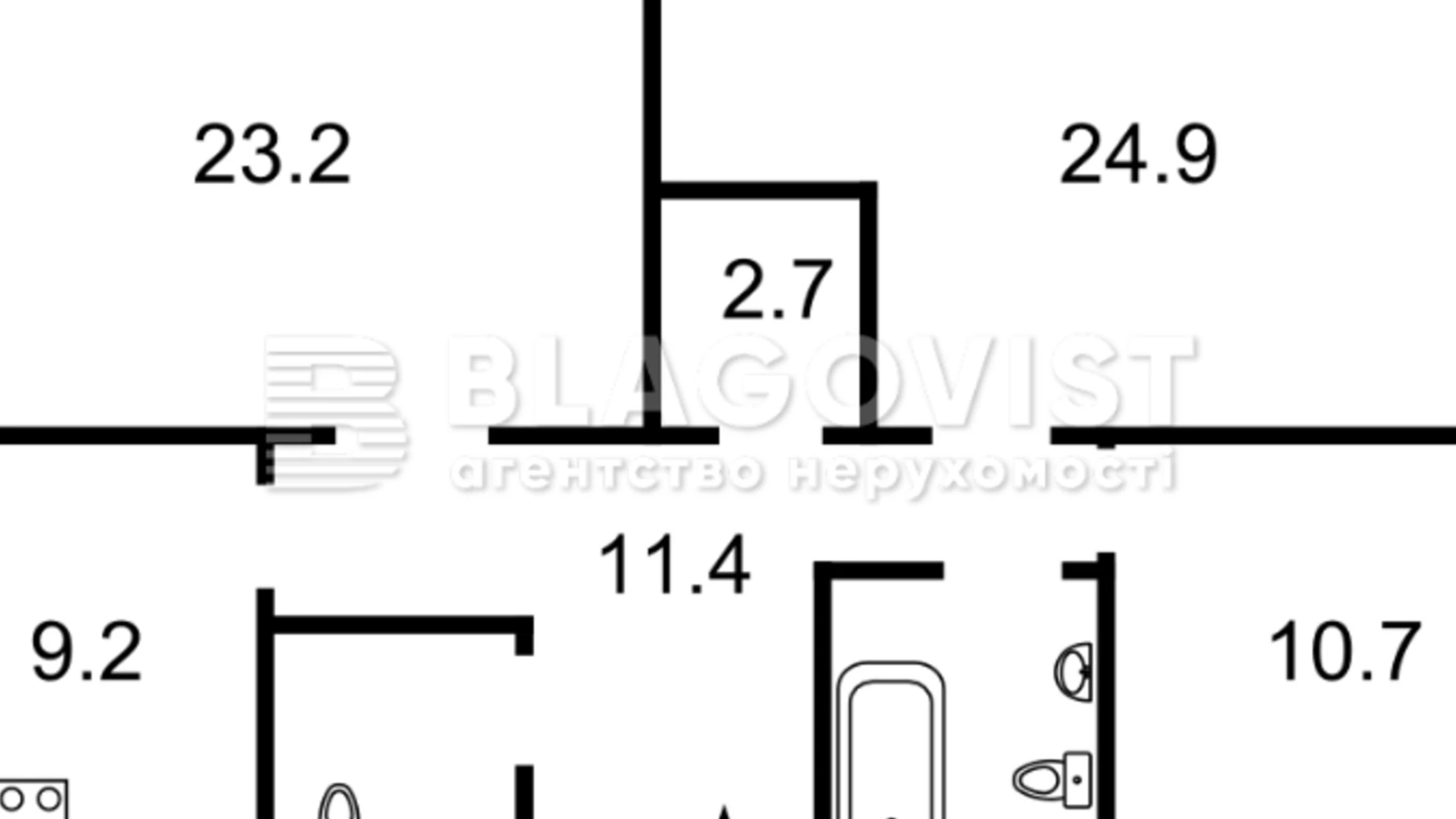 Продается 3-комнатная квартира 95 кв. м в Киеве, ул. Назаровская, 11