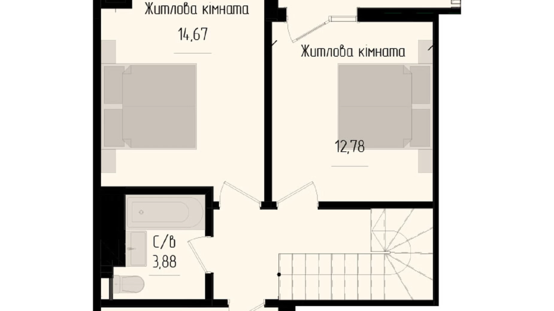 Продается 4-комнатная квартира 104.75 кв. м в Черновцах, ул. Науки, 14