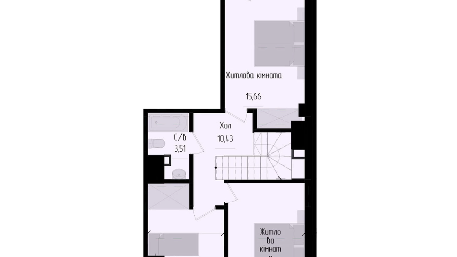 Продается 3-комнатная квартира 99.05 кв. м в Черновцах, ул. Науки, 14 - фото 2