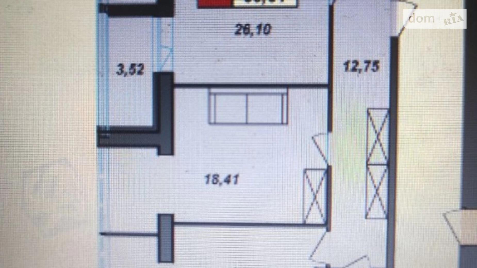 Продается 2-комнатная квартира 85.64 кв. м в Хмельницком, ул. Прибугская, 5/1