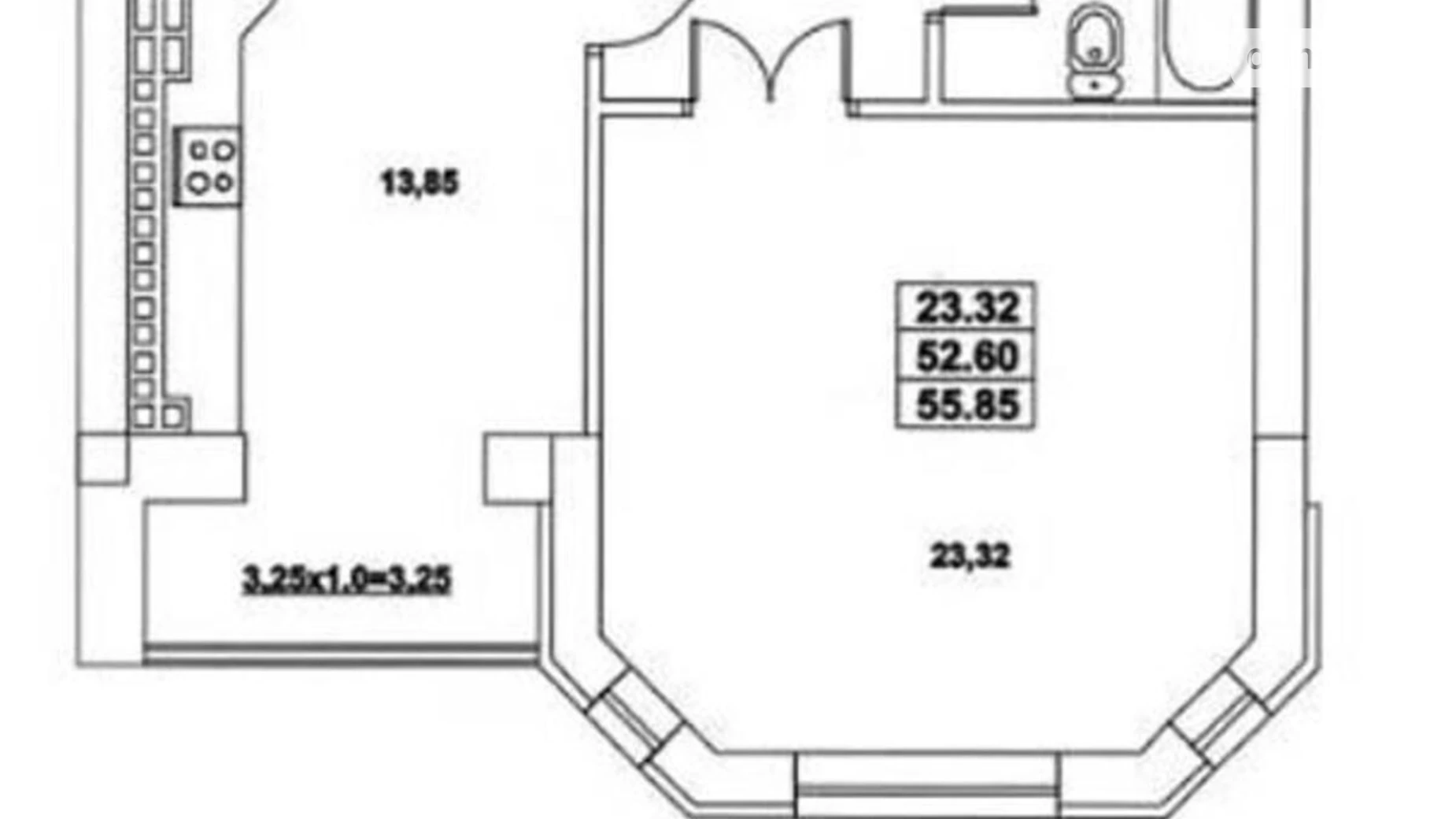 Продается 1-комнатная квартира 56 кв. м в Одессе, ул. Миланская - фото 2