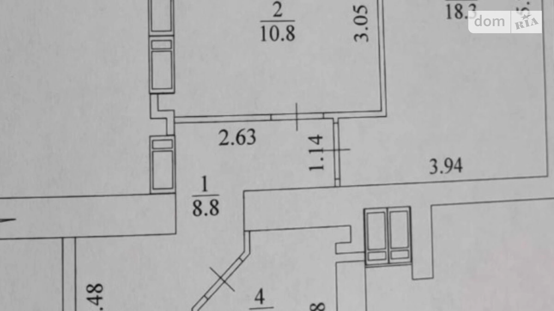 Продається 1-кімнатна квартира 46 кв. м у Харкові, вул. Професорська, 30 - фото 5