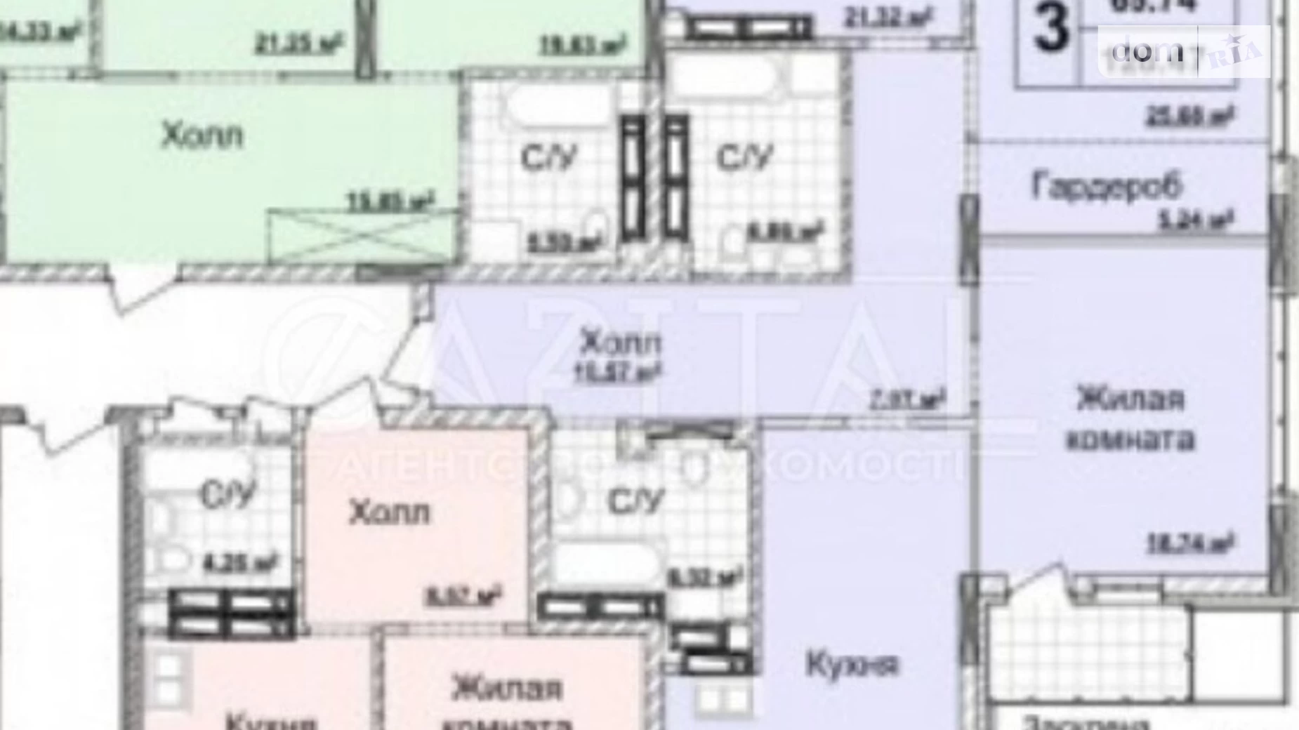 Продается 5-комнатная квартира 257 кв. м в Киеве, ул. Андрея Верхогляда(Драгомирова) - фото 2
