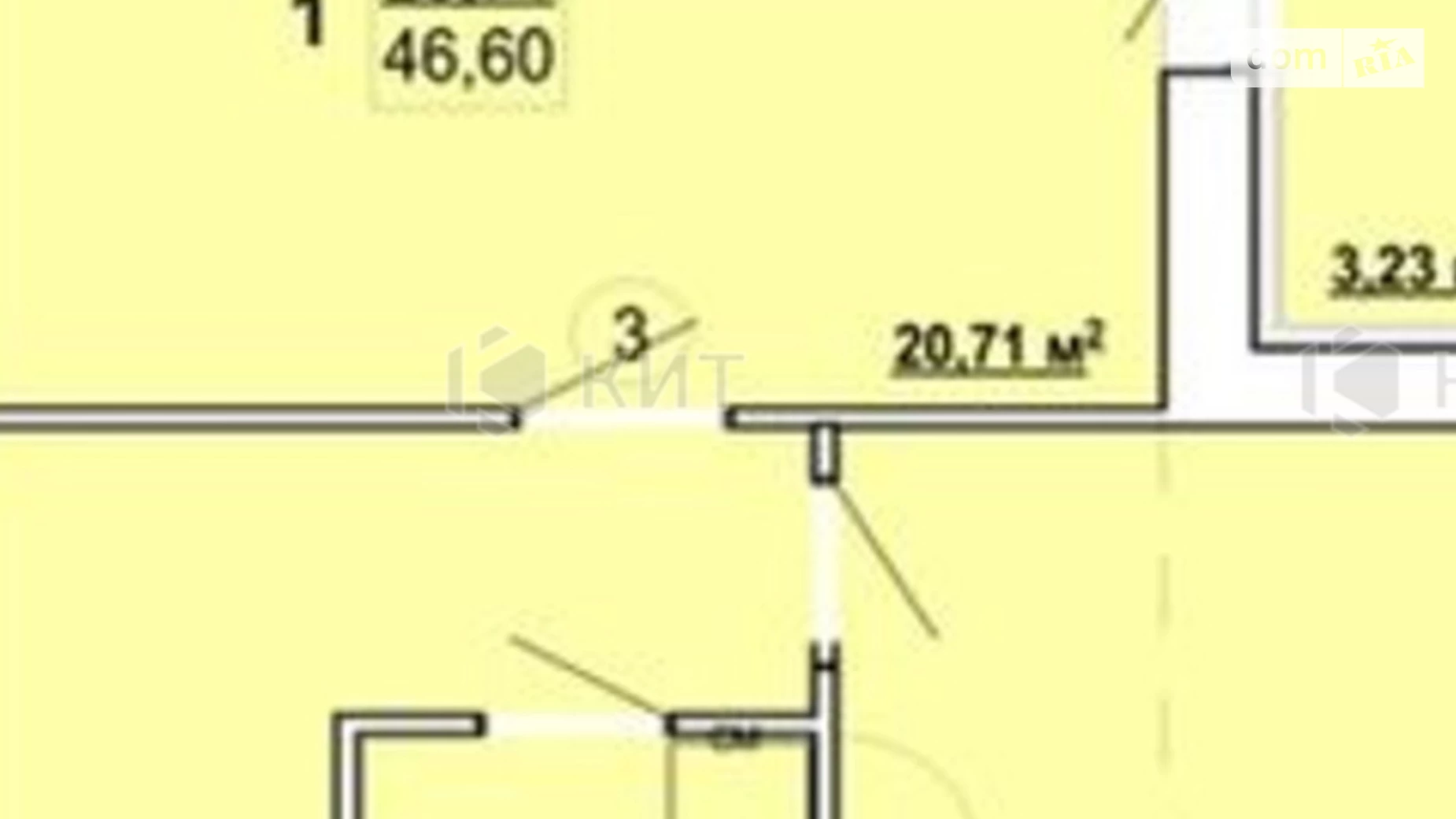 Продается 1-комнатная квартира 46.6 кв. м в Харькове, ул. Борткевича, 327 - фото 3