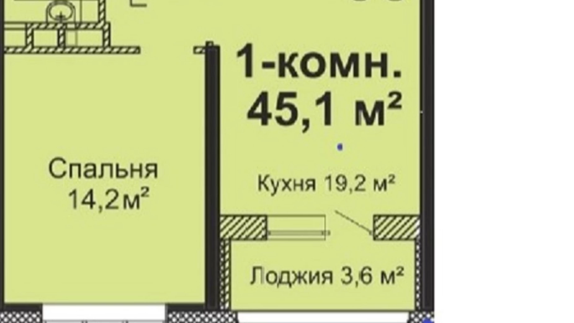 Продается 1-комнатная квартира 43.1 кв. м в Одессе, ул. Линия 27-я - фото 5