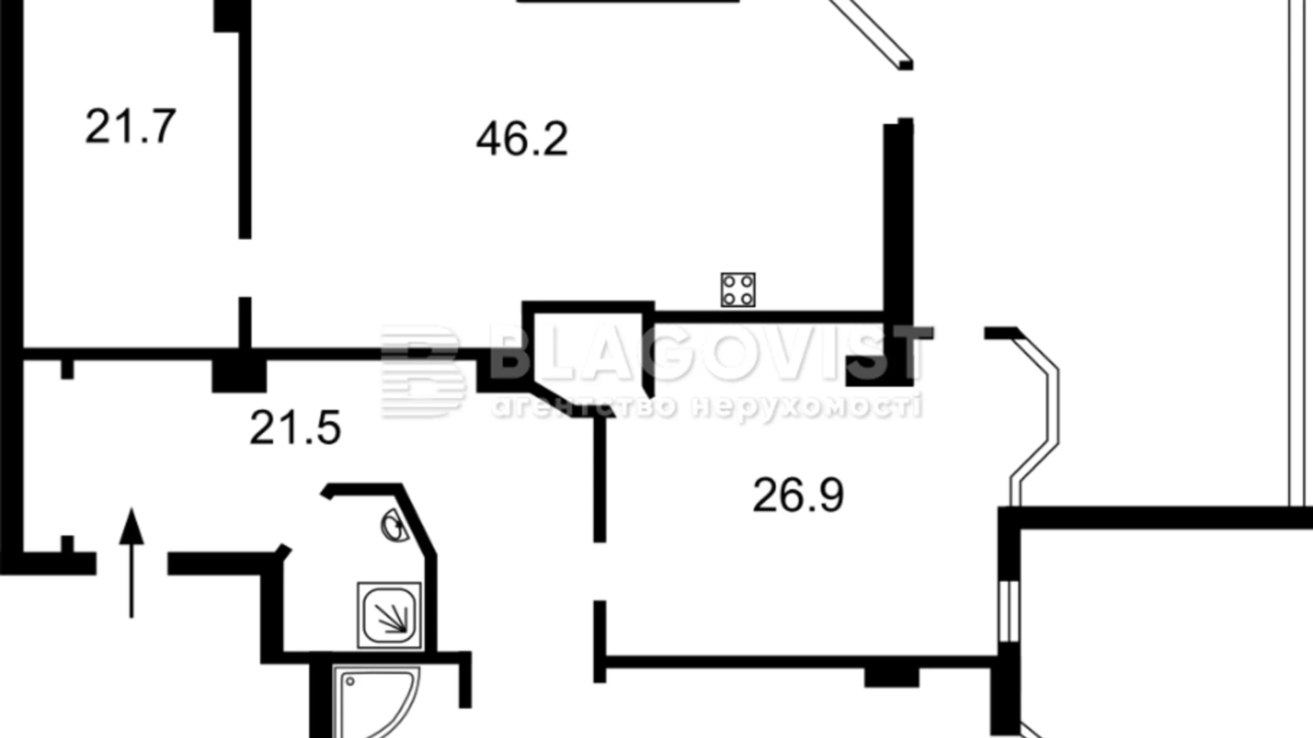 Продается 3-комнатная квартира 240 кв. м в Киеве, спуск Кловский, 5 - фото 2