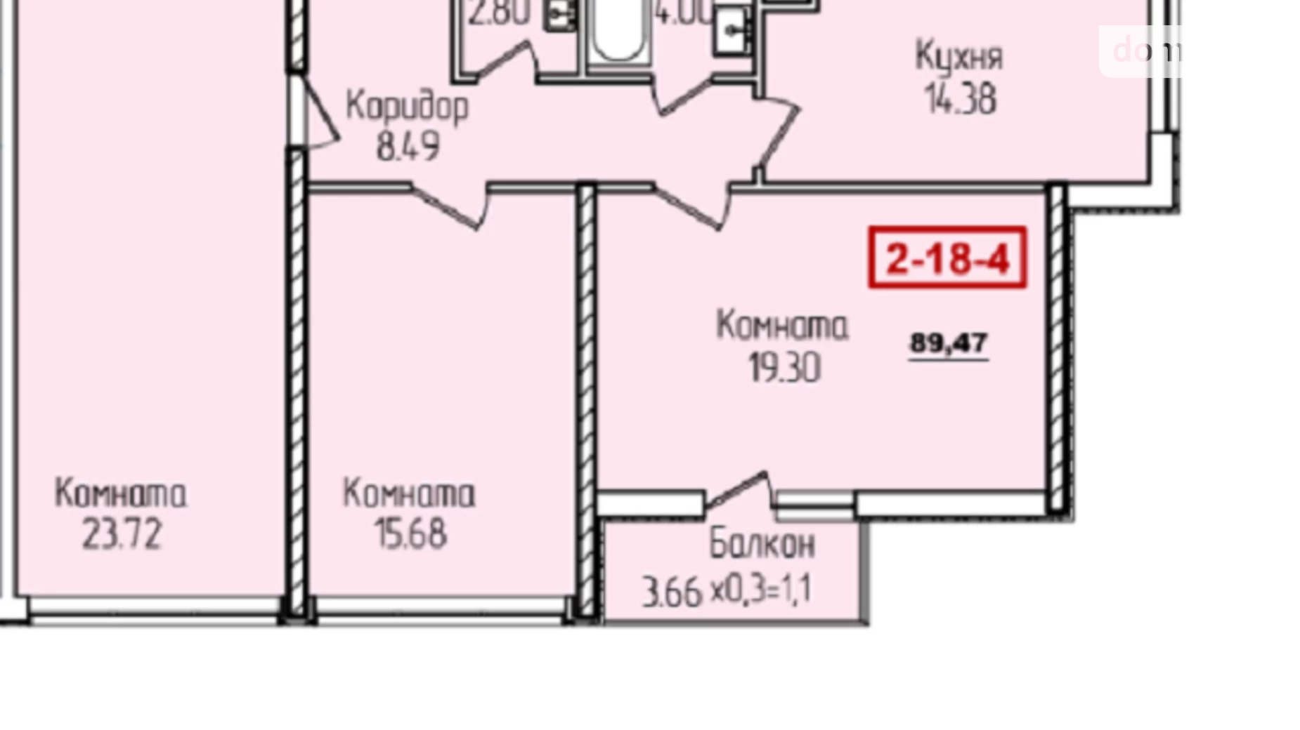 Продается 3-комнатная квартира 87.8 кв. м в Одессе, ул. Генуэзская, 3Г