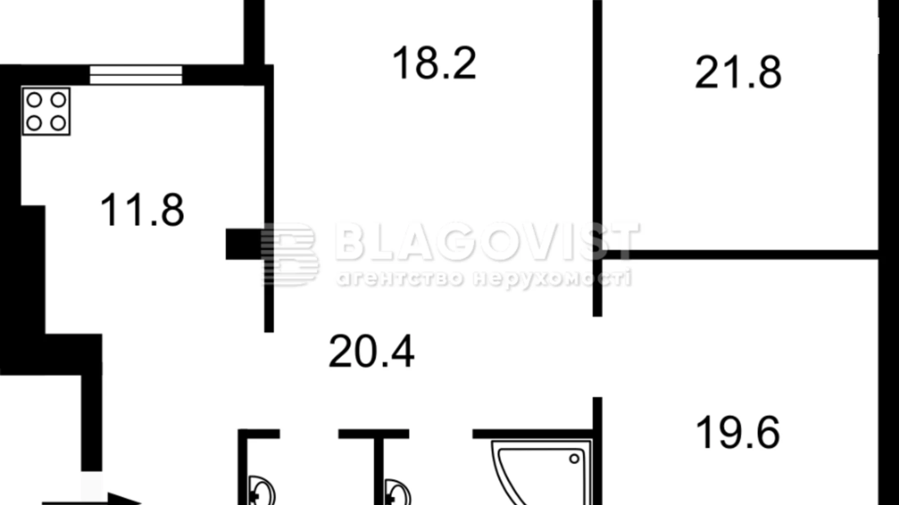 Продається 3-кімнатна квартира 102 кв. м у Києві, вул. Лабораторна, 8 - фото 5