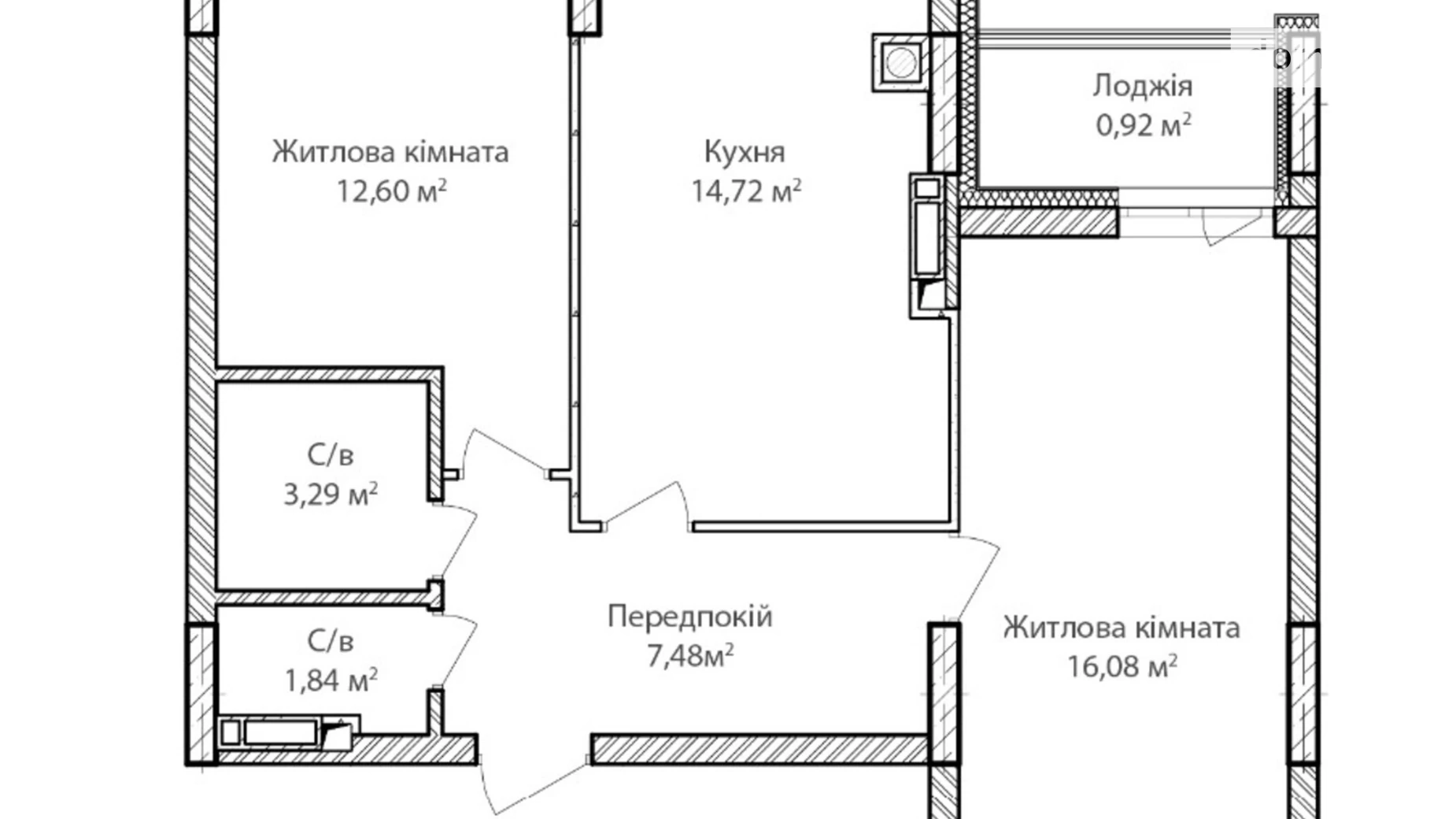 Продается 2-комнатная квартира 57 кв. м в Ирпене, ул. Достоевского - фото 4