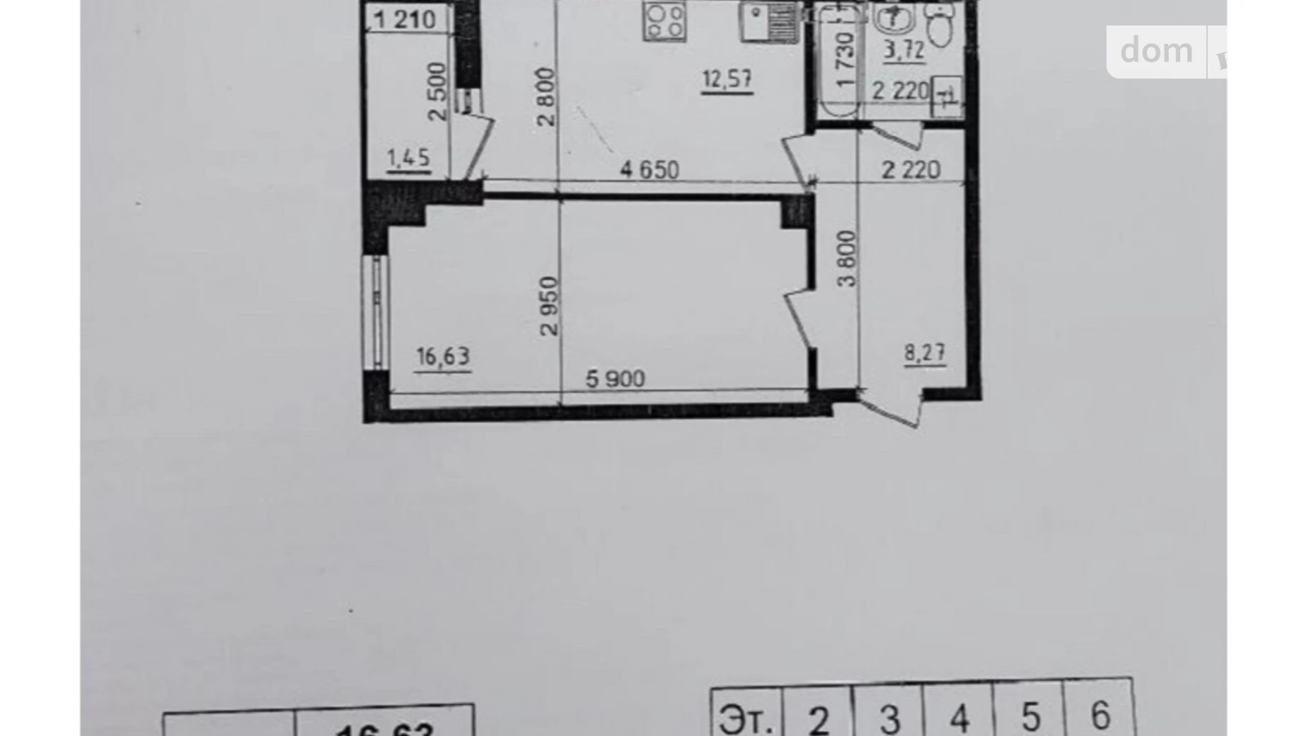 Продается 1-комнатная квартира 43 кв. м в Харькове, просп. Героев Харькова(Московский), 144Г