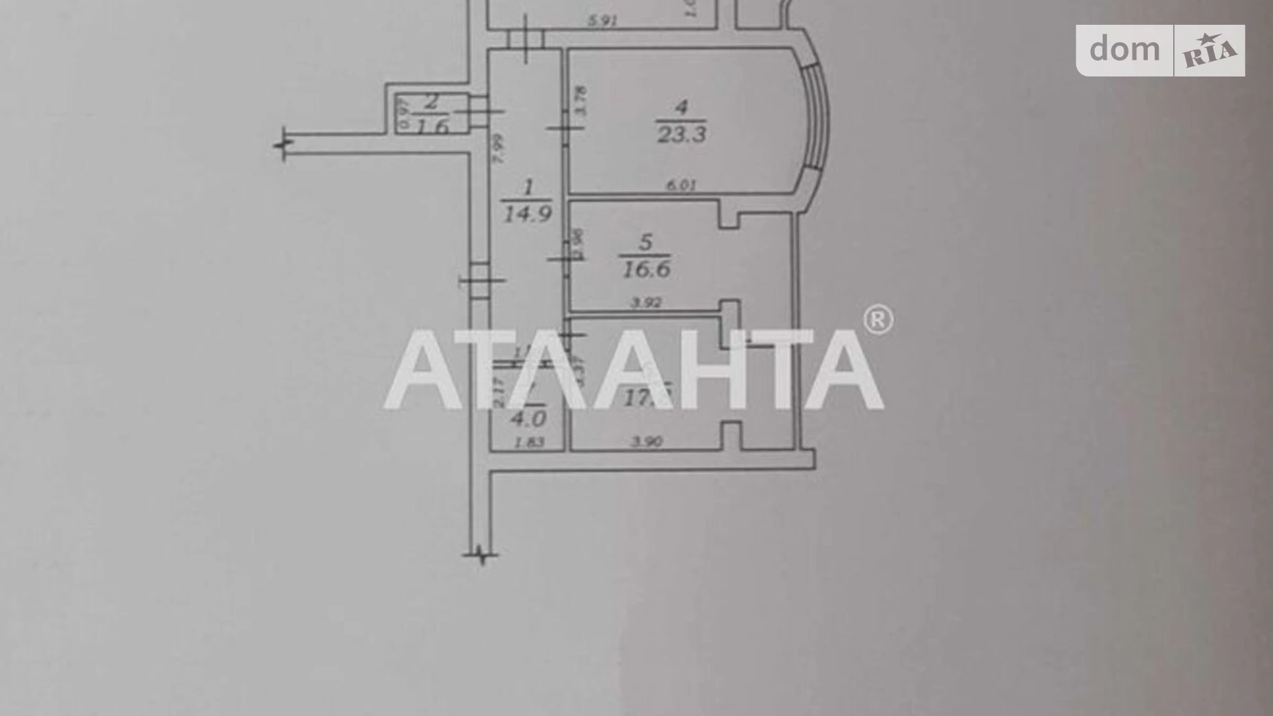 Продается 3-комнатная квартира 123 кв. м в Одессе, ул. Зоопарковая