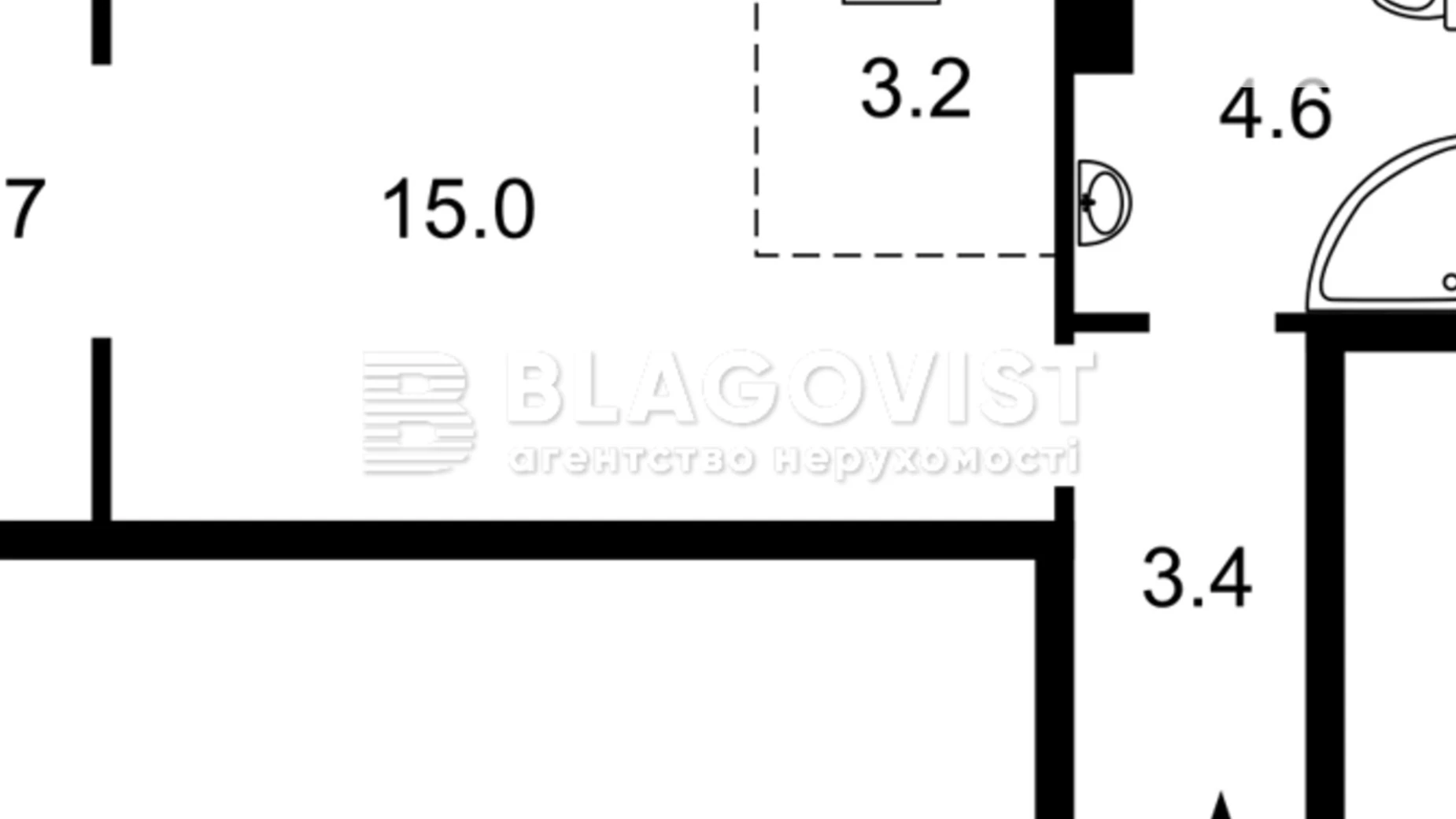 Продается 1-комнатная квартира 30 кв. м в Киеве, ул. Михаила Максимовича, 26В - фото 3