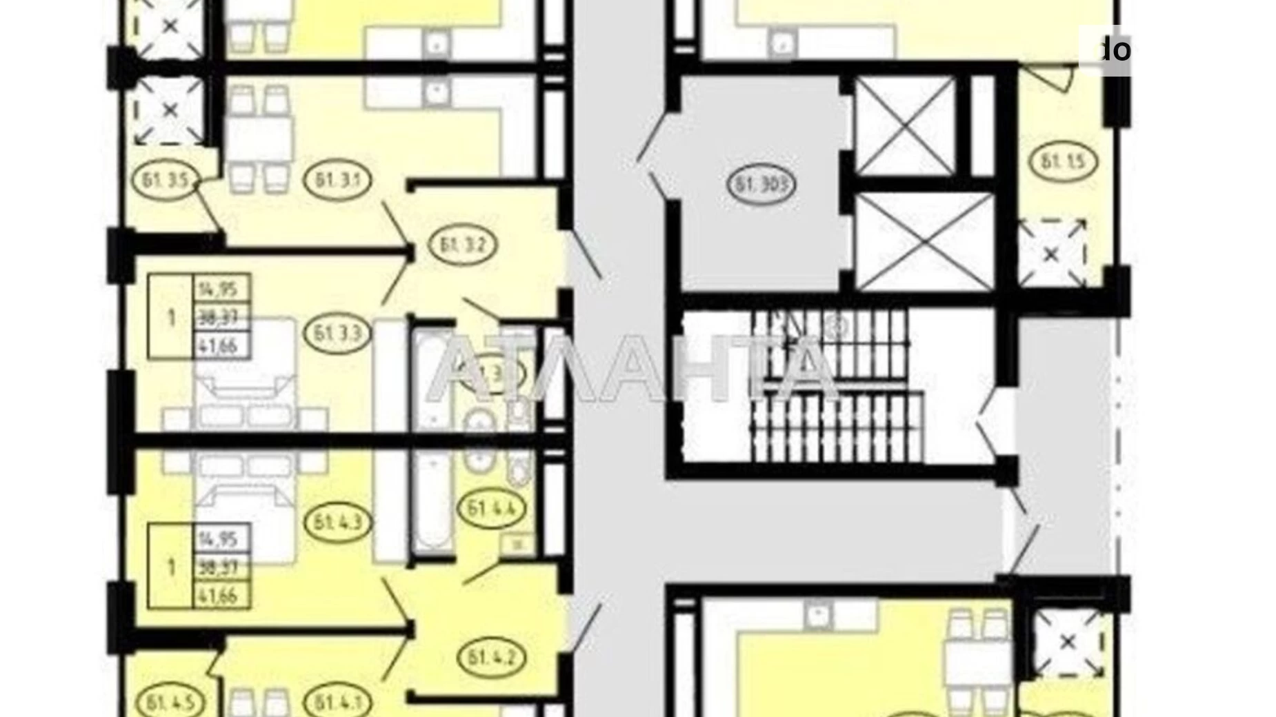 Продається 2-кімнатна квартира 79.74 кв. м у Львові, вул. Замарстинівська