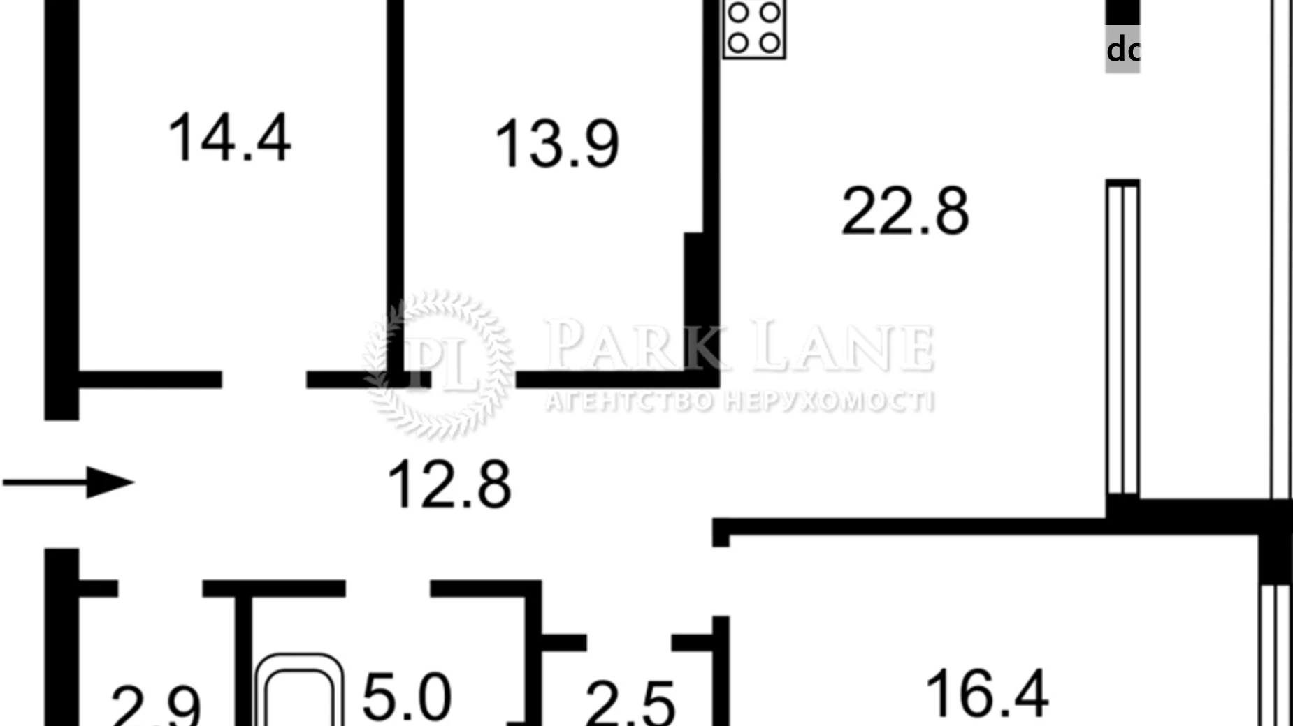 Продається 3-кімнатна квартира 106 кв. м у Києві, вул. Практична, 1