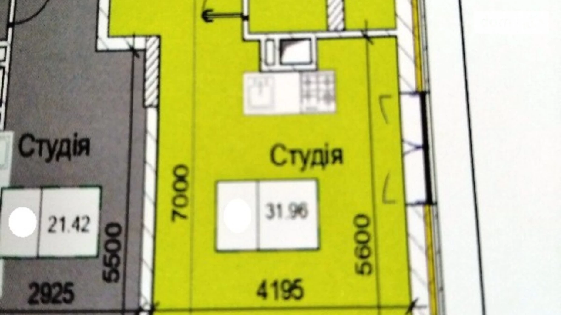 Продается 1-комнатная квартира 33 кв. м в Одессе, ул. Академика Сахарова, 55А - фото 2