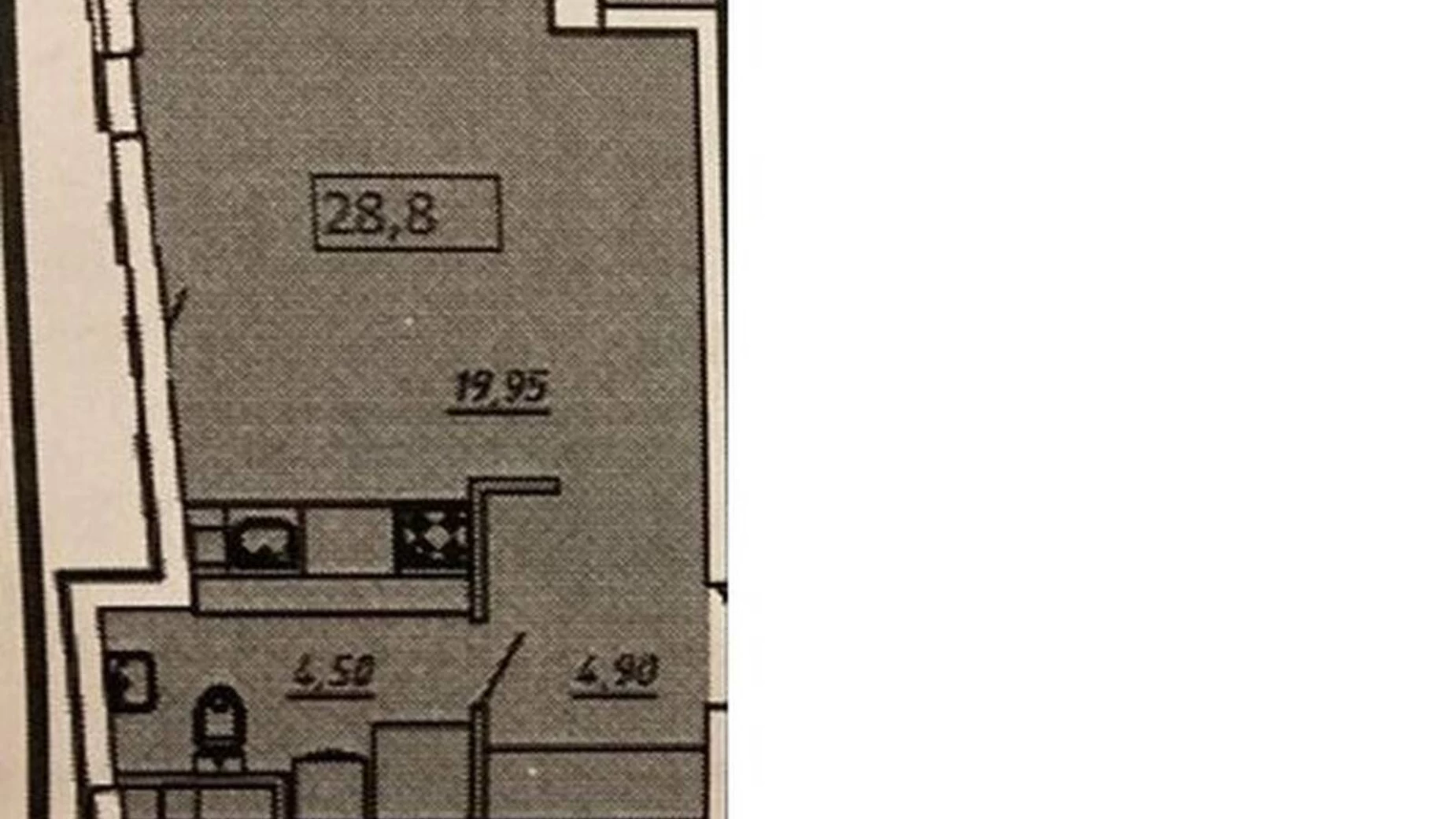 Продается 1-комнатная квартира 28.8 кв. м в Одессе, ул. Колонтаевская - фото 4