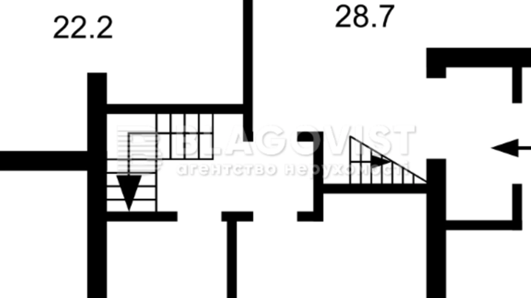 Продается 1-комнатная квартира 173 кв. м в Киеве, ул. Бастионная, 12 - фото 3