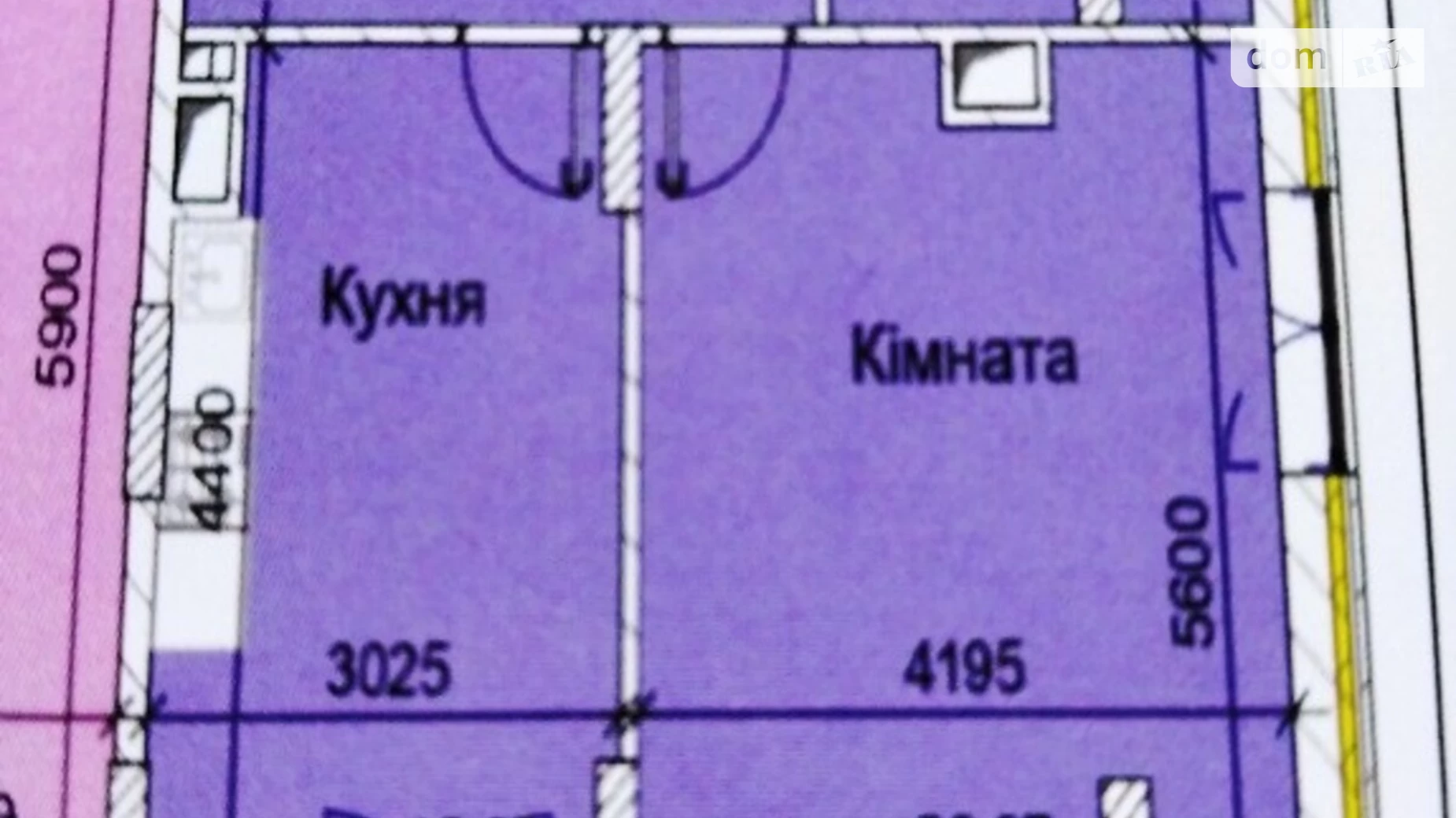 Продается 1-комнатная квартира 57.88 кв. м в Одессе, ул. Академика Сахарова, 55А - фото 3