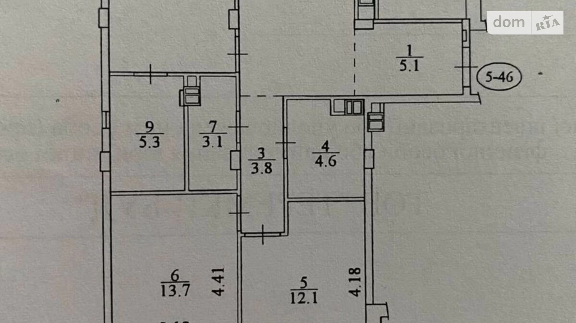 Продается 3-комнатная квартира 97 кв. м в Киеве, бул. Тадея Рыльского, 5