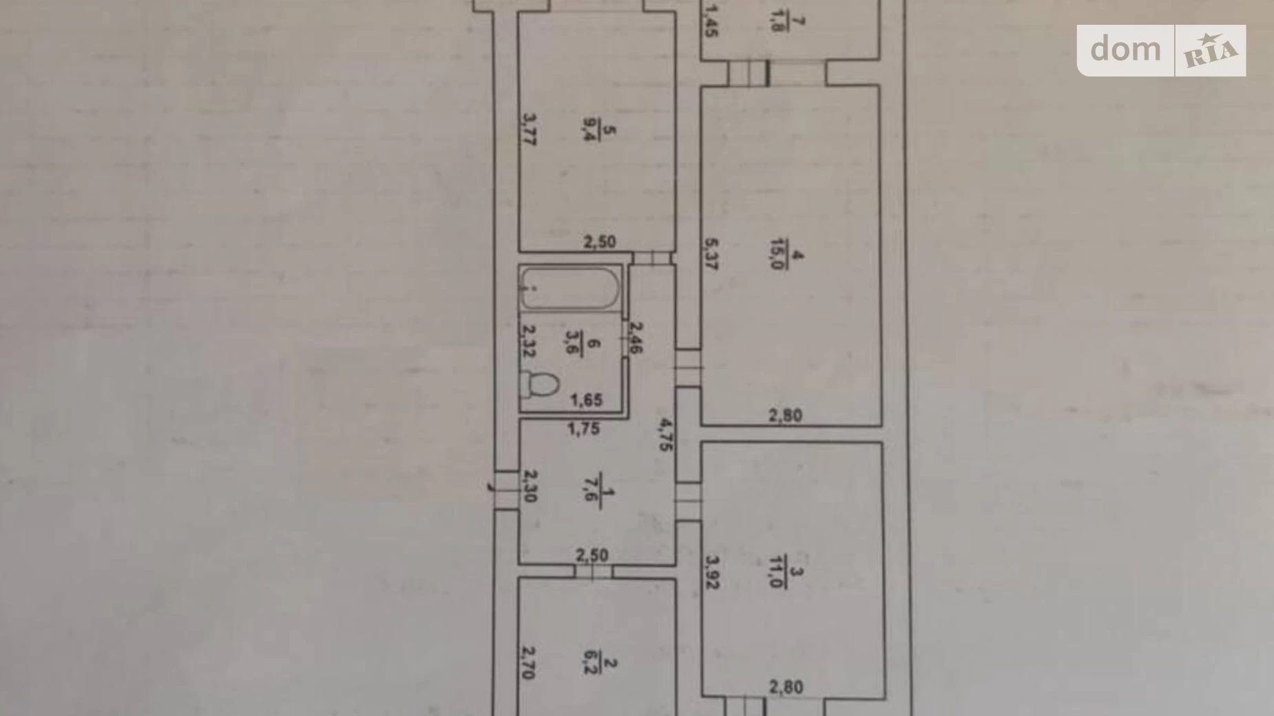 Продается 3-комнатная квартира 56 кв. м в Великом Дальнике, ул. Богдана Хмельницкого