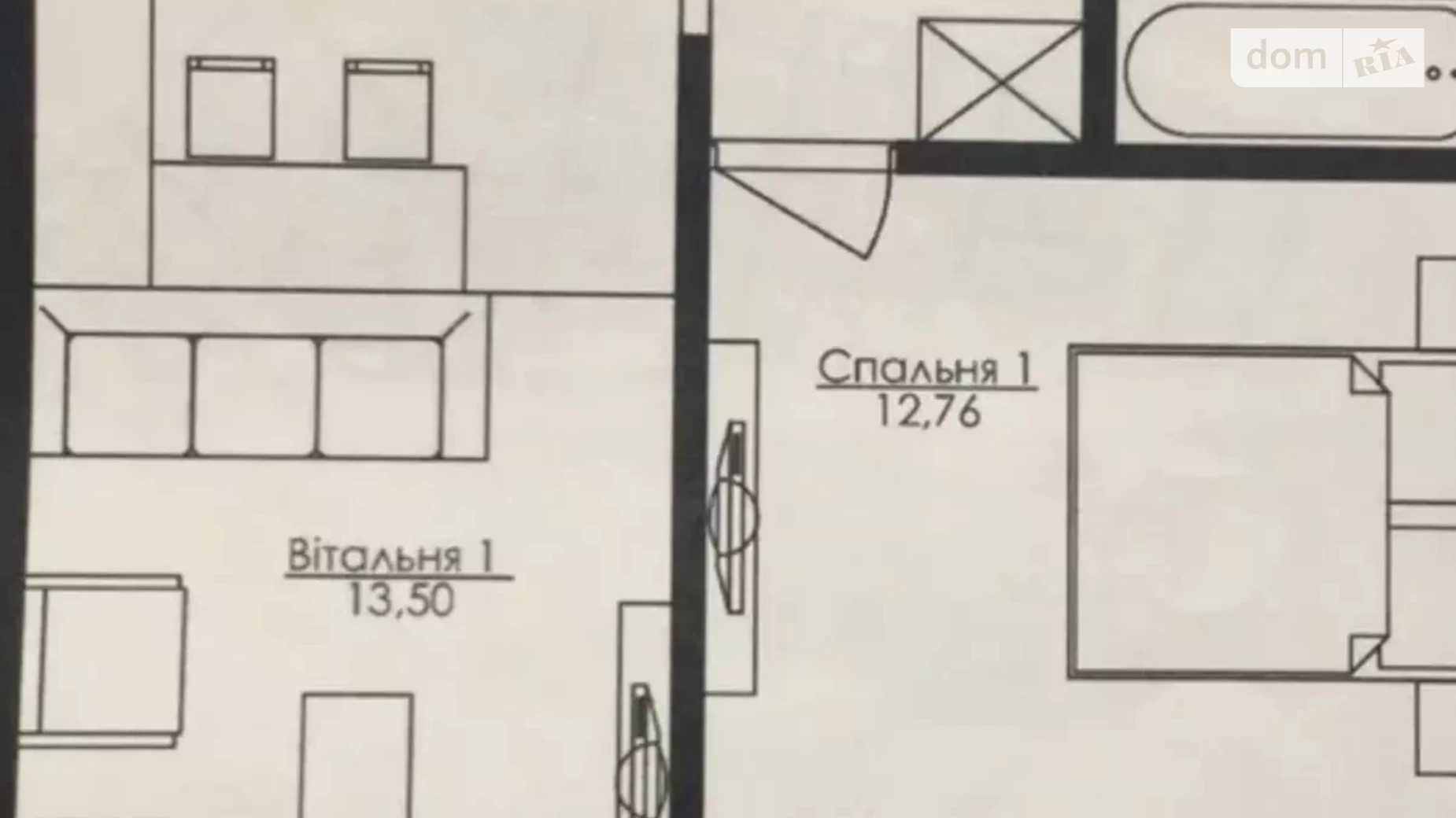 Продается 1-комнатная квартира 46 кв. м в Одессе, бул. Французский, 63/65 - фото 4