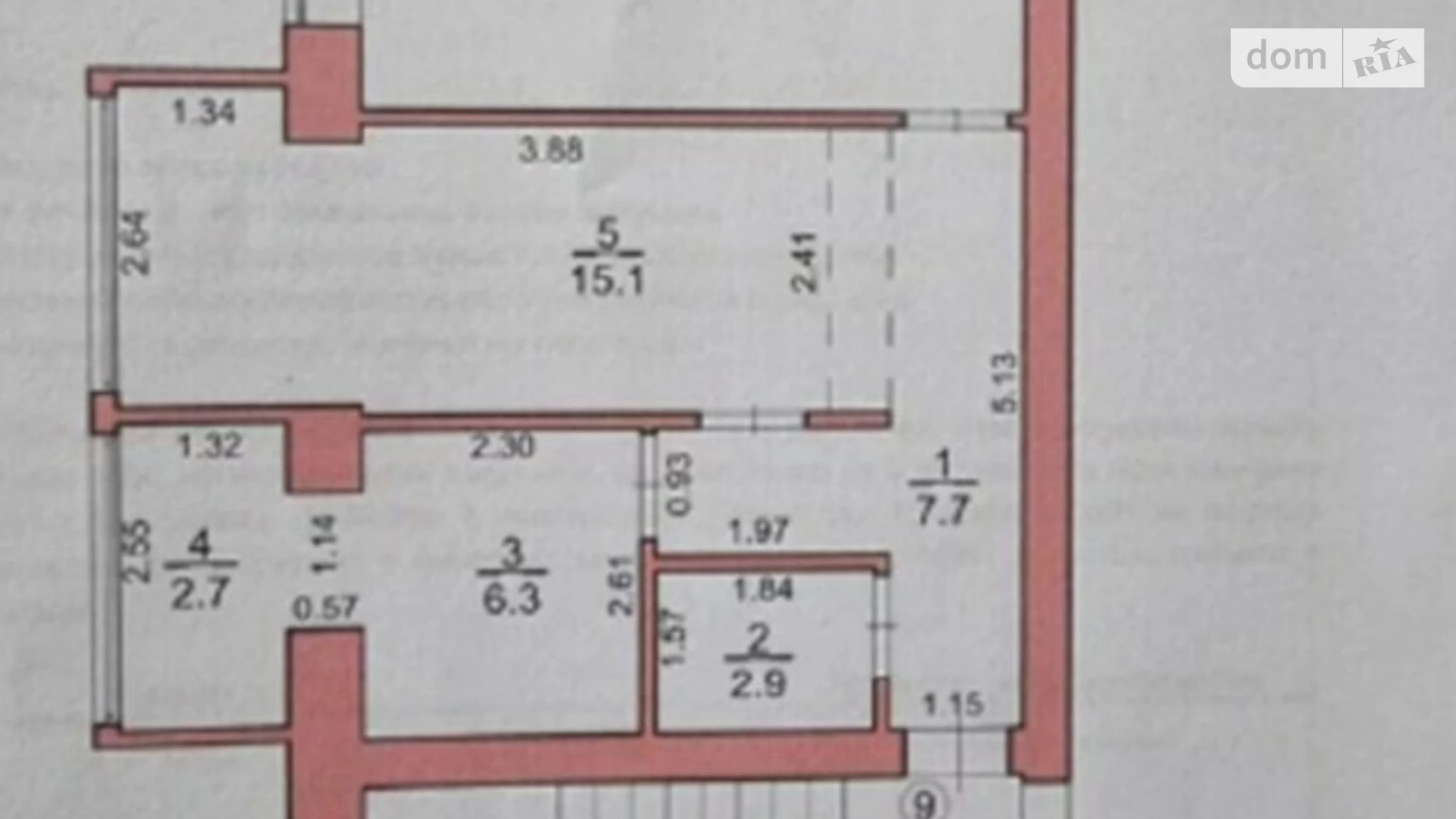 Продается 2-комнатная квартира 51.6 кв. м в Хмельницком, ул. Героев Майдана, 66