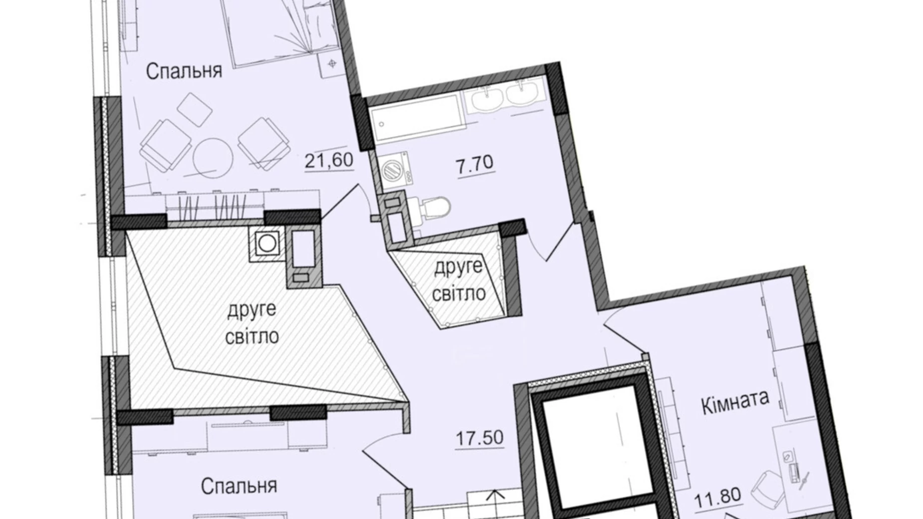 Продається 5-кімнатна квартира 144 кв. м у Чернівцях