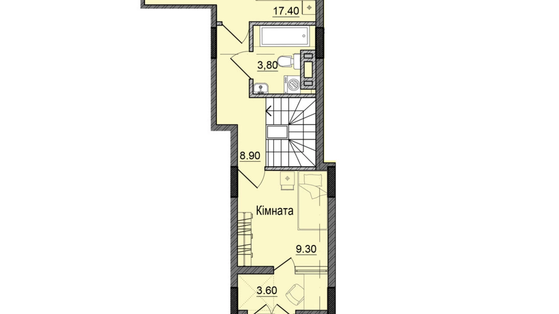 Продается 3-комнатная квартира 72 кв. м в Черновцах, ул. Сторожинецкая