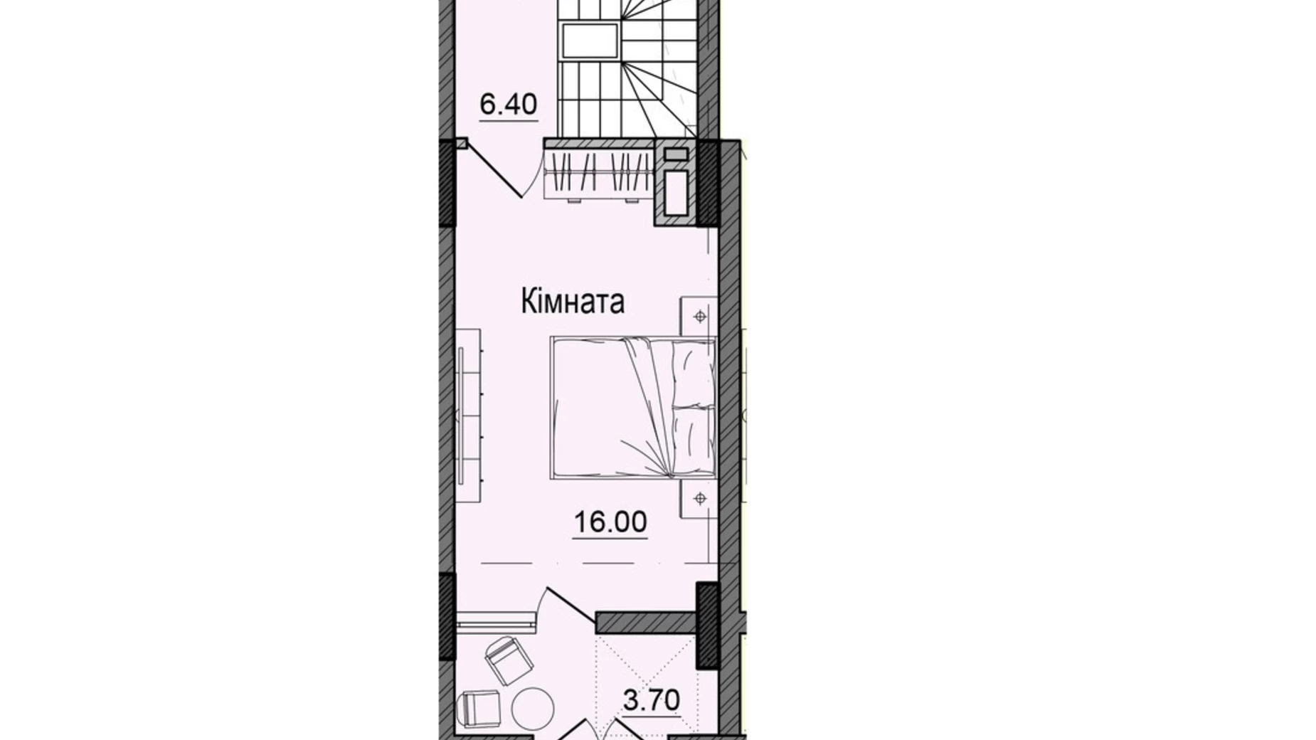 Продается 2-комнатная квартира 61.7 кв. м в Черновцах, ул. Сторожинецкая - фото 2