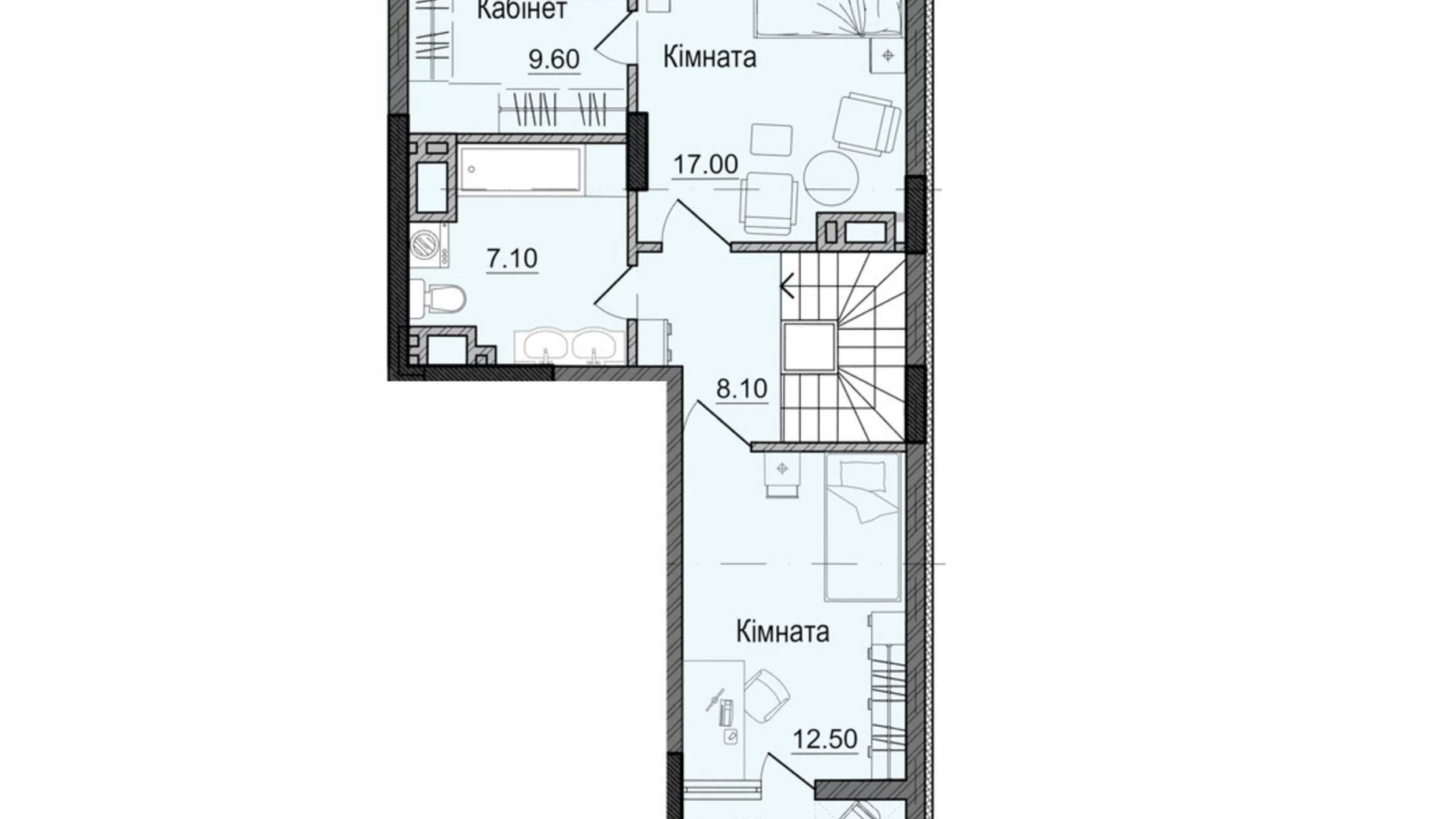 Продается 4-комнатная квартира 114.4 кв. м в Черновцах, ул. Сторожинецкая