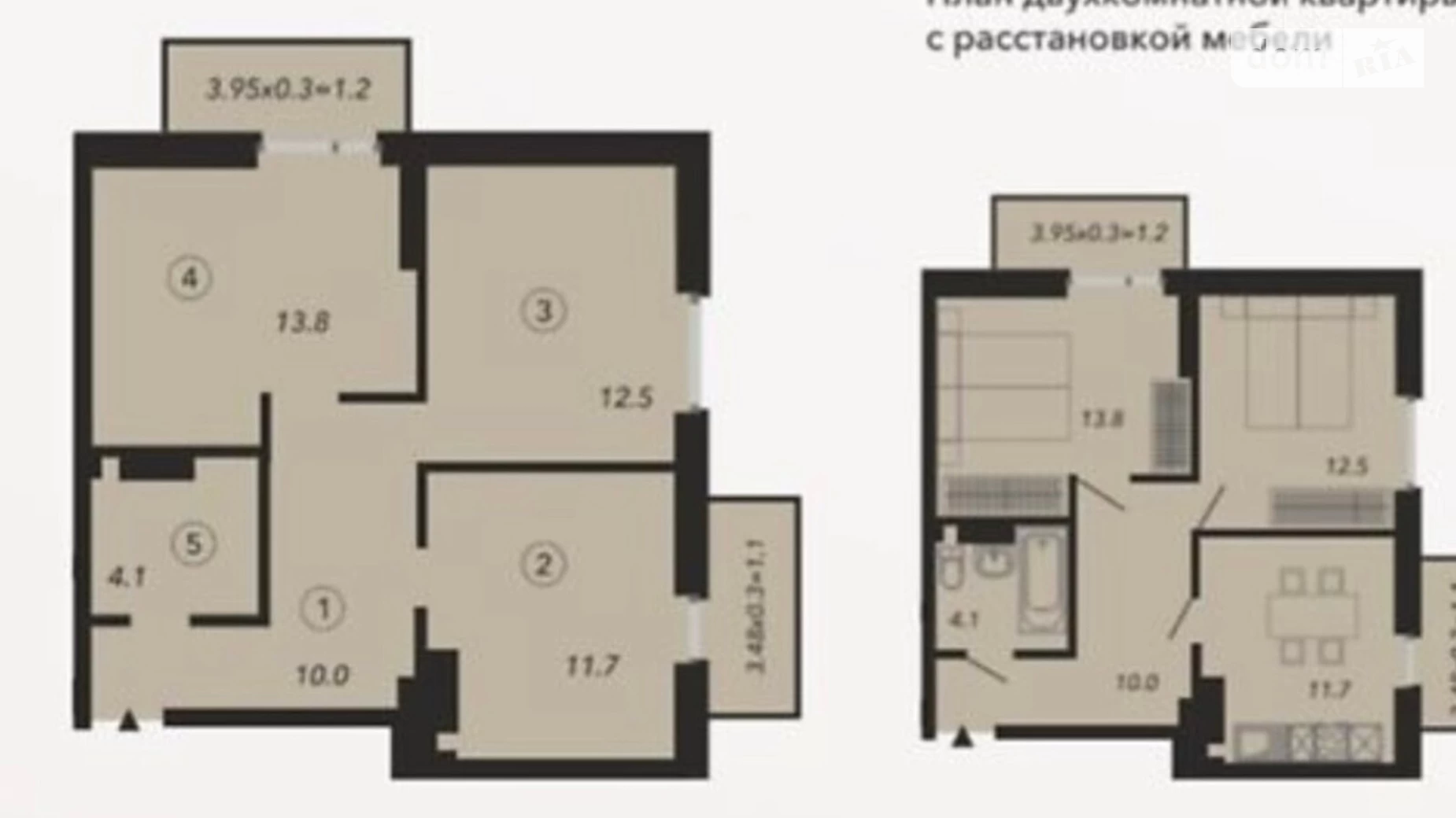 Продається 2-кімнатна квартира 58 кв. м у Одесі, пров. Середньофонтанський